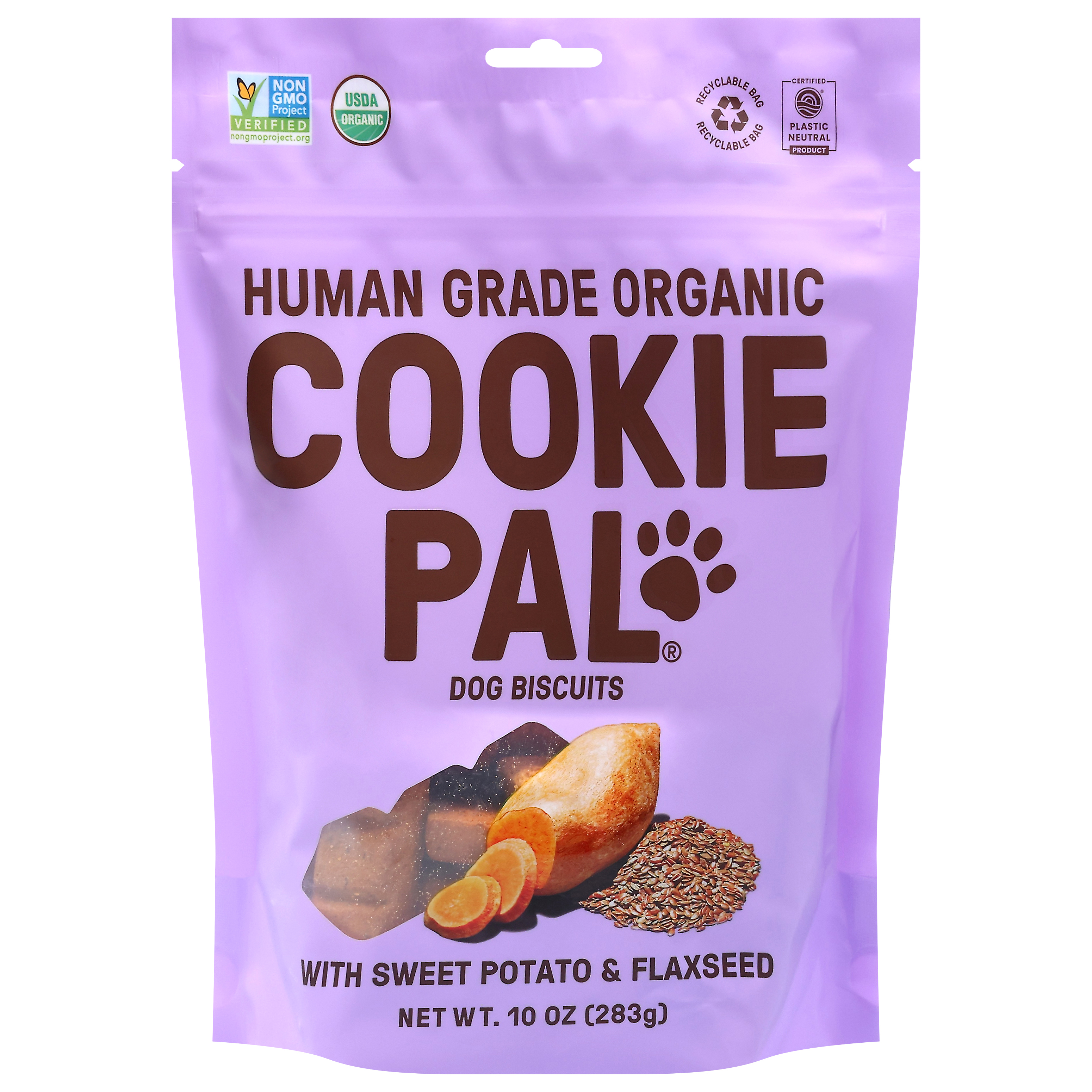 Cookie Pal Dog Biscuits with Sweet Potato & Flaxseed