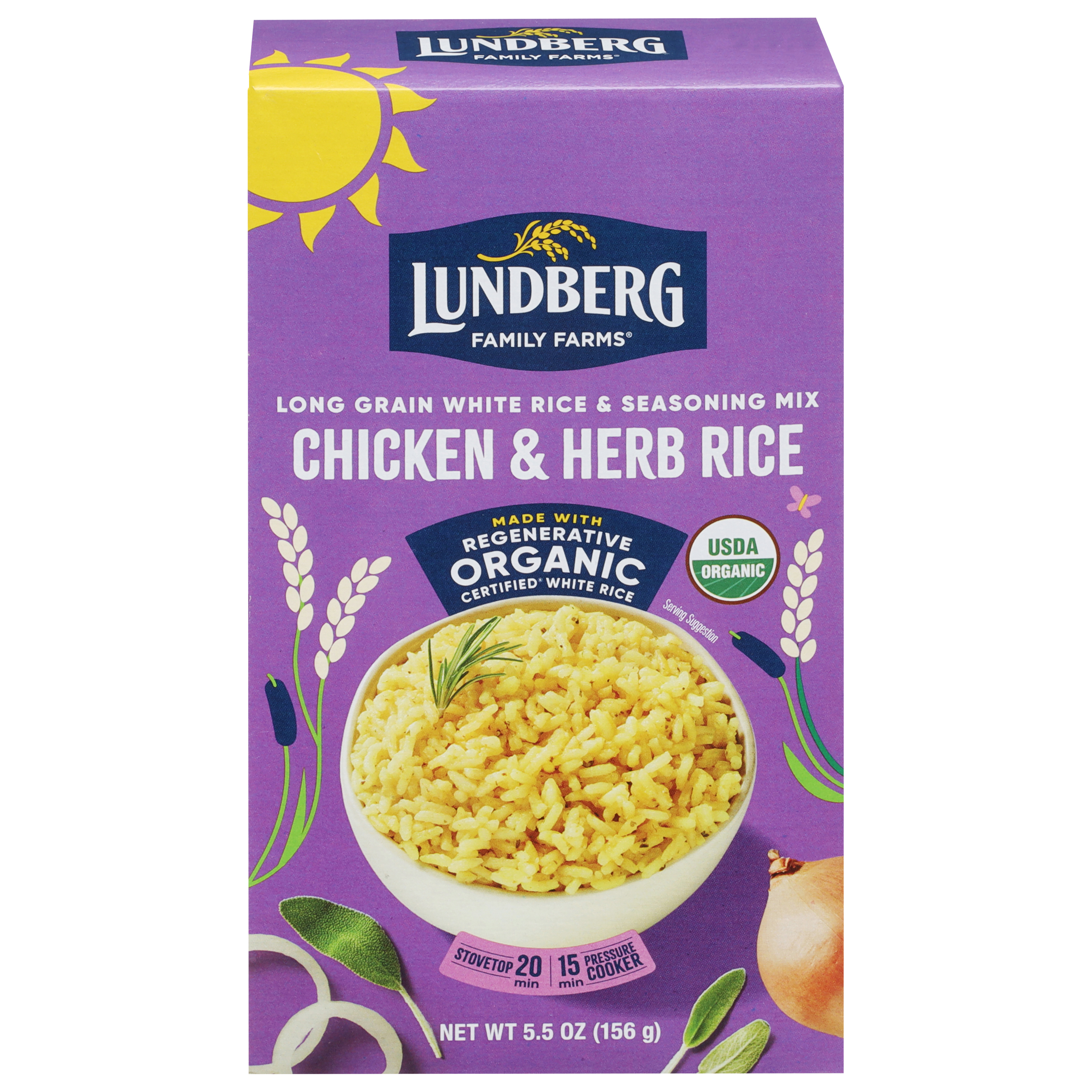 Lundberg Family Farms Chicken & Herb Rice