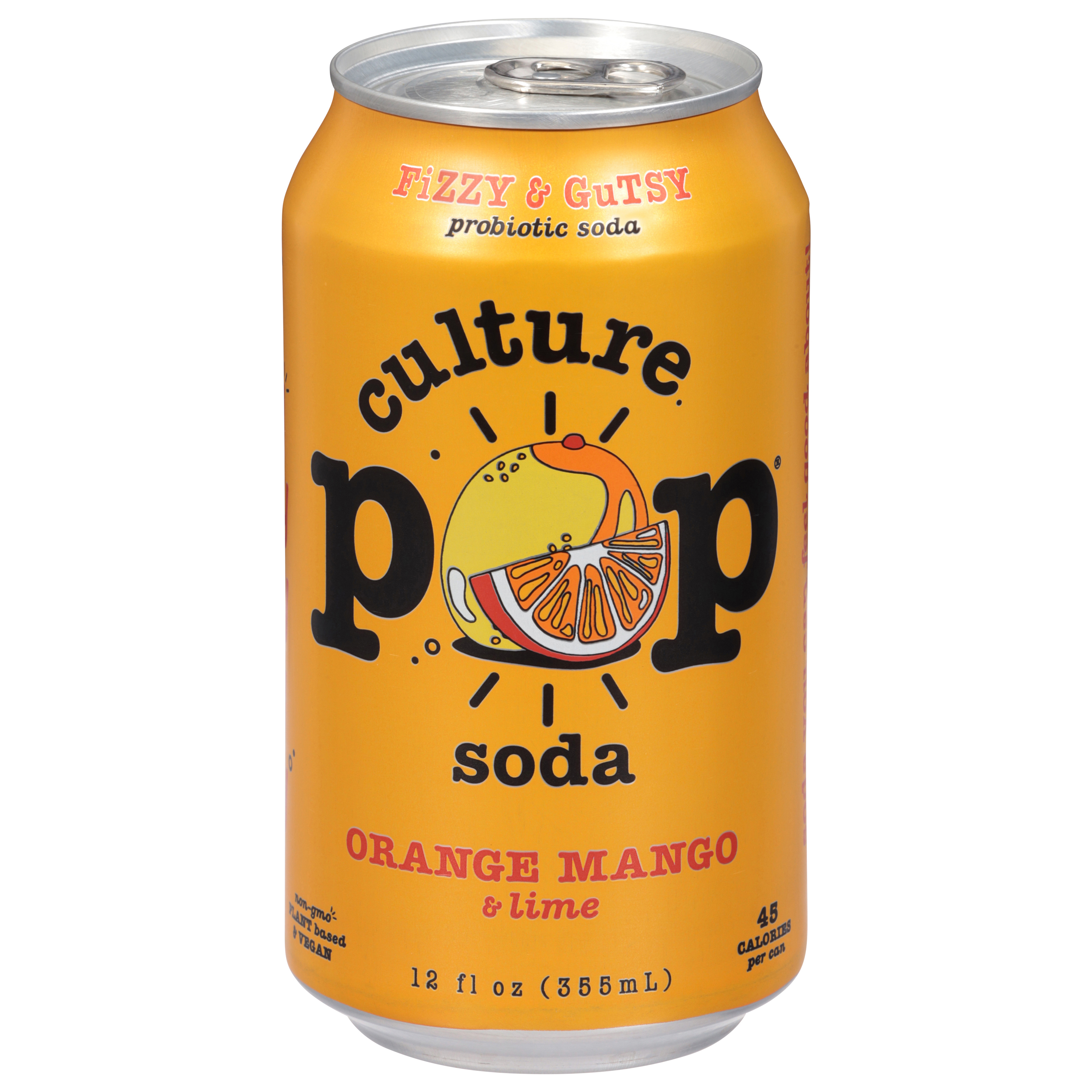 Culture Pop Orange Mango & Lime Probiotic Soda