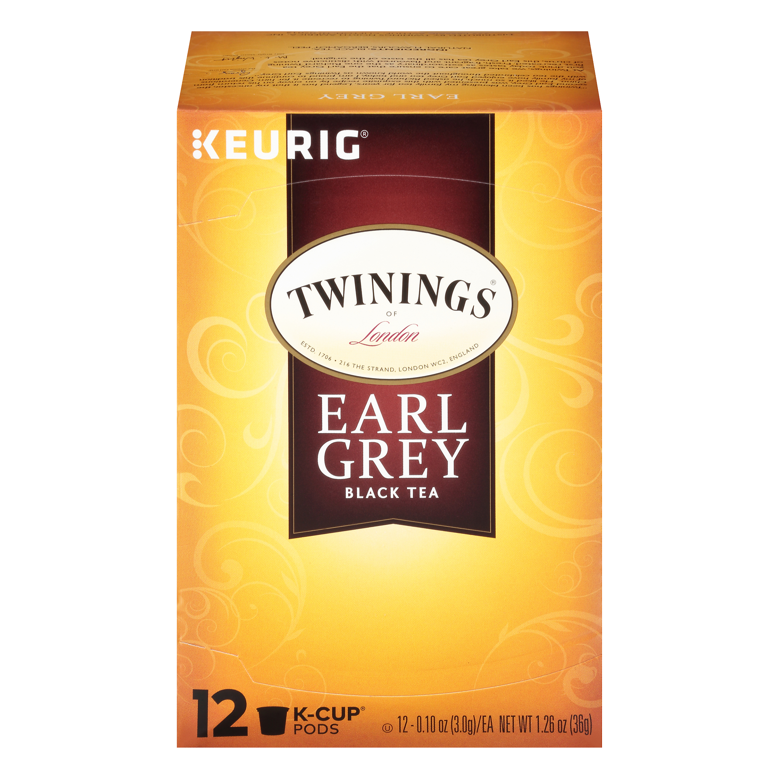 Twinings Earl Grey K-Cups 12 ct old pkg