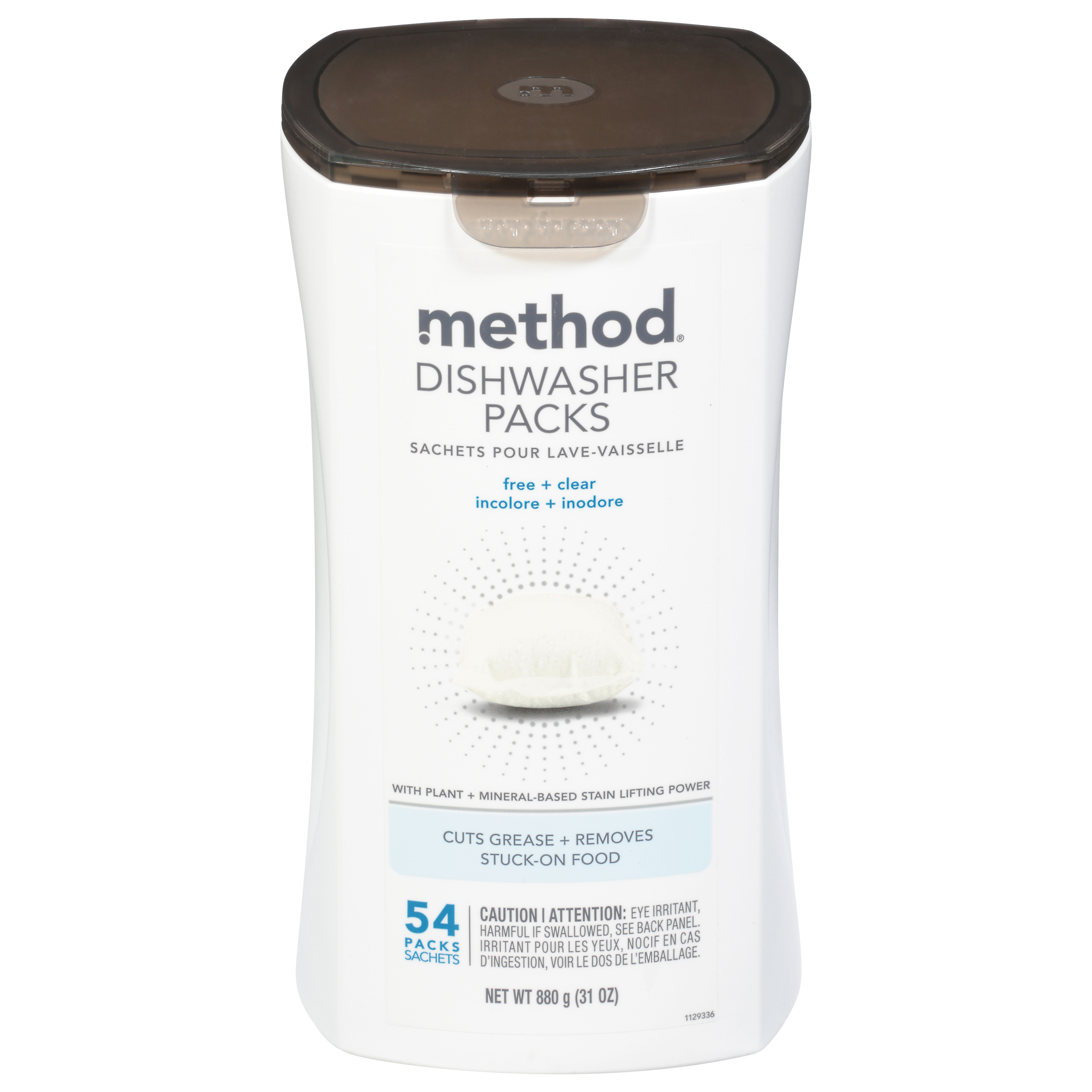 Method Free + Clear Dishwasher Packs