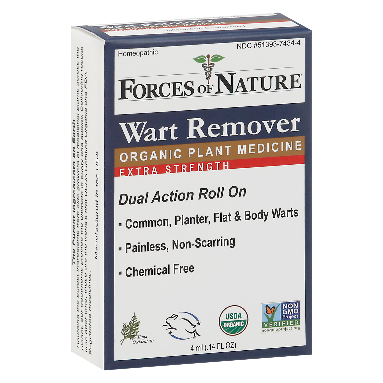 Forces of Nature Organic Extra Strength Wart Remover .14 fl oz