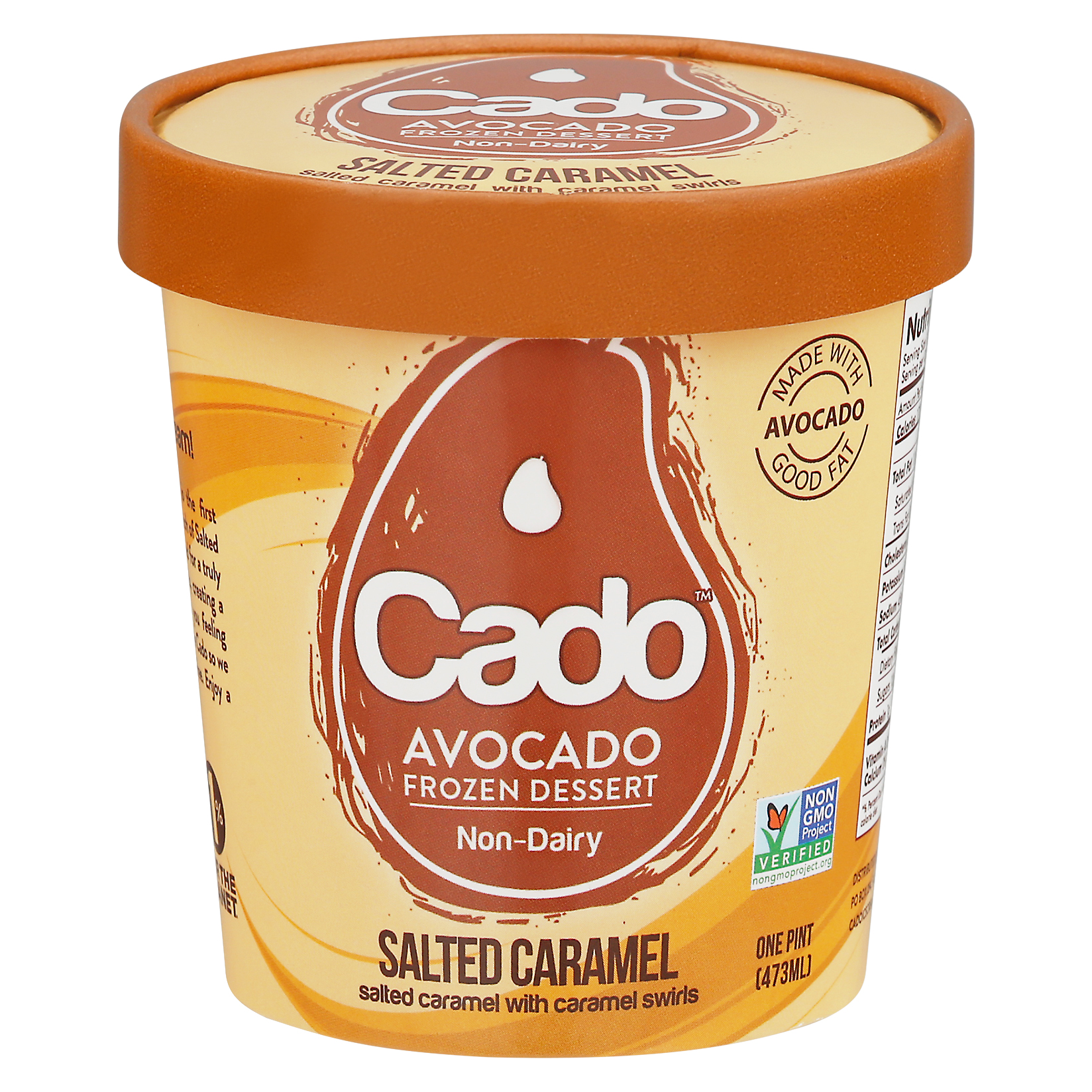 Cado Non-Dairy Salted Caramel Avocado Frozen Dessert
