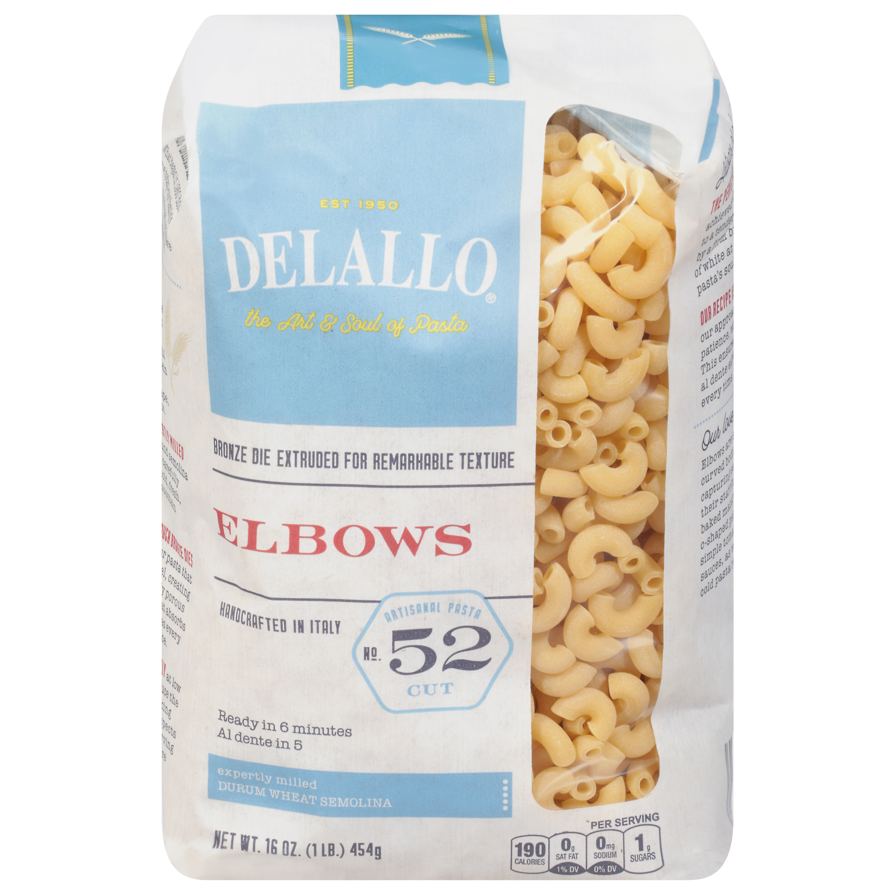 DeLallo No. 52 Cut Elbows
