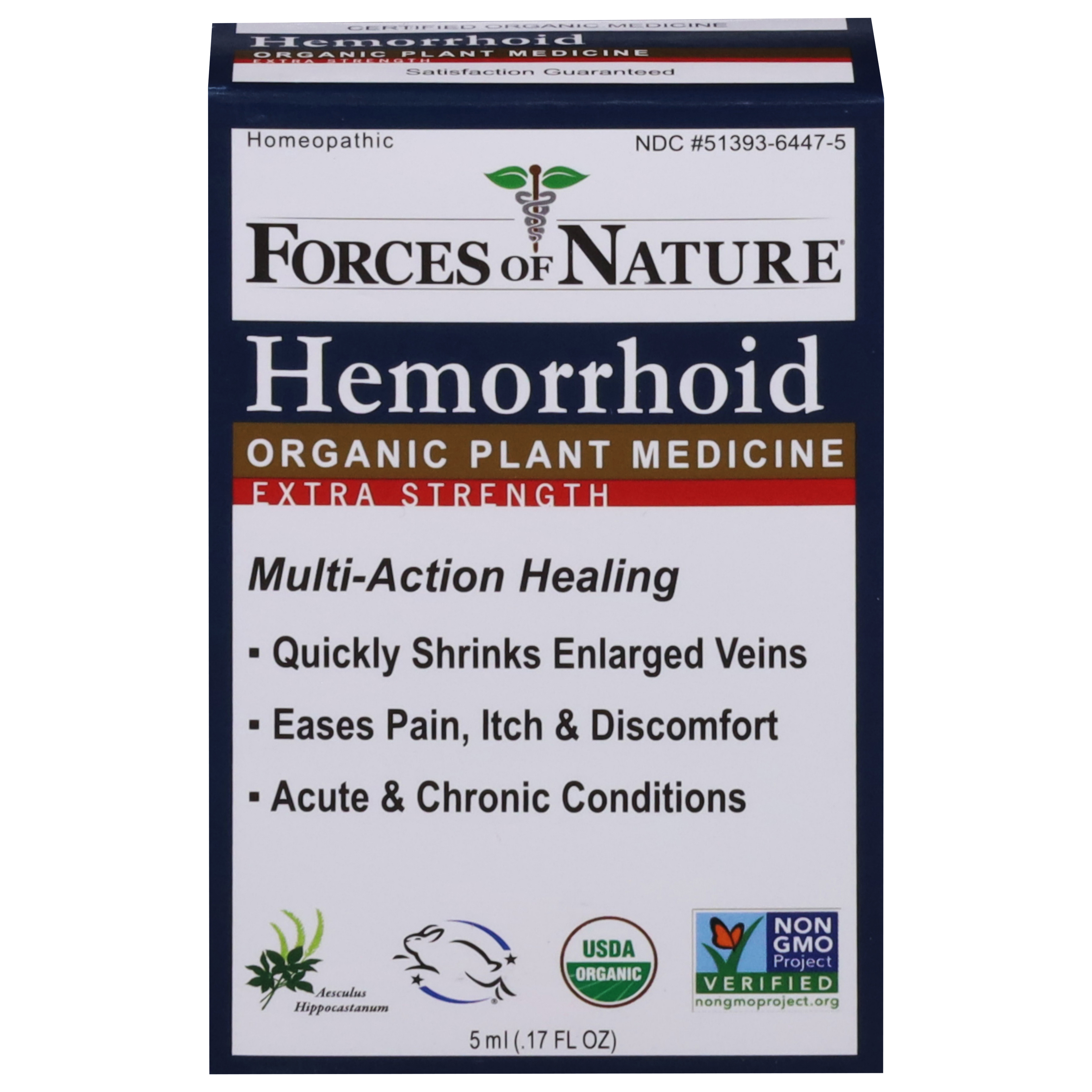 Forces of Nature Organic Plant Medicine Extra Strength Hemorrhoid