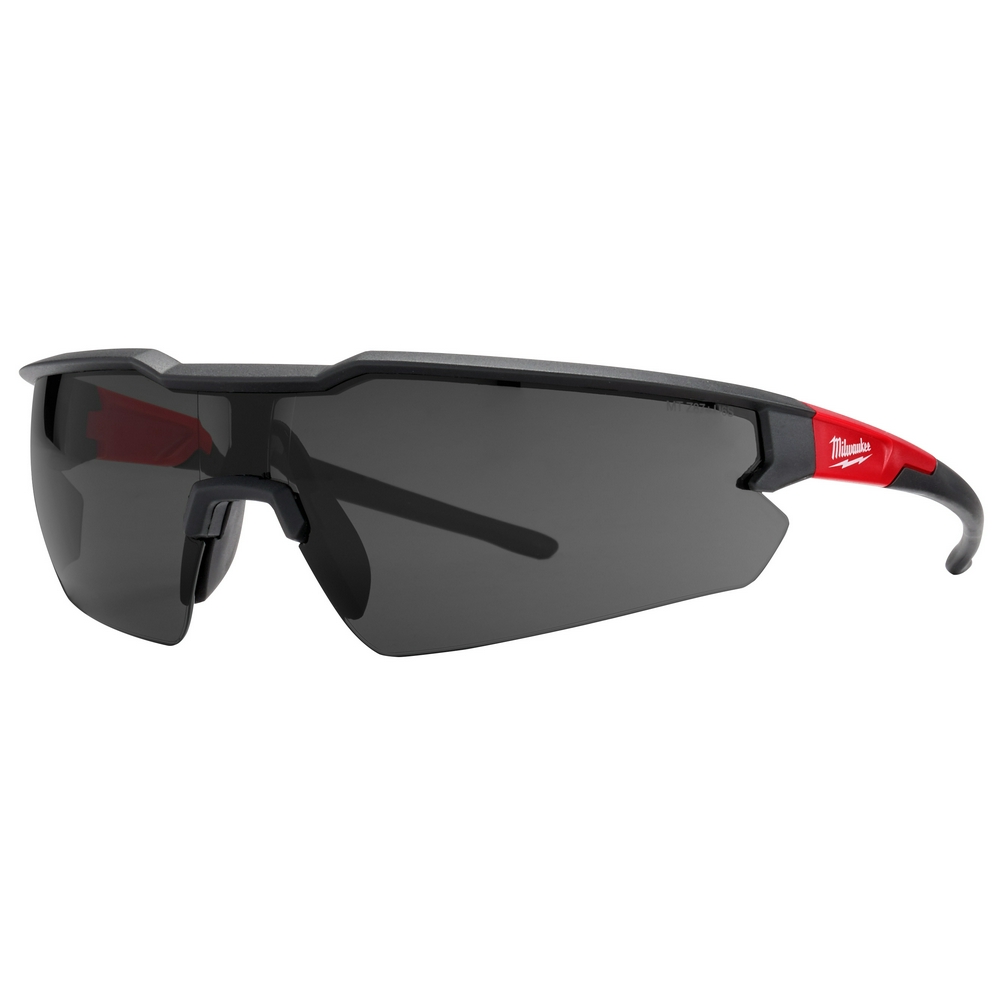 Product image for Milwaukee 48-73-2016 Dark Tinted Lens Safety Glasses, Anti-Scratch, No Magnification (Polybag)
