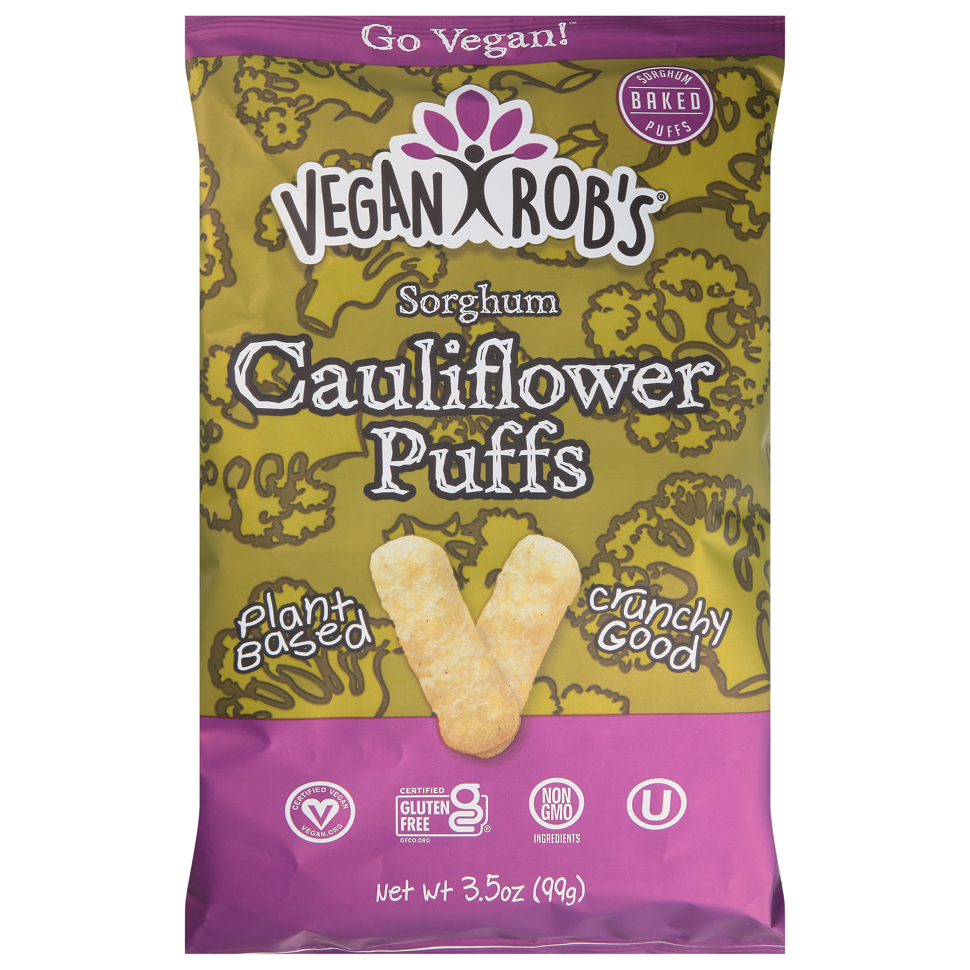 Vegan Rob's Sorghum Baked Cauliflower Puffs