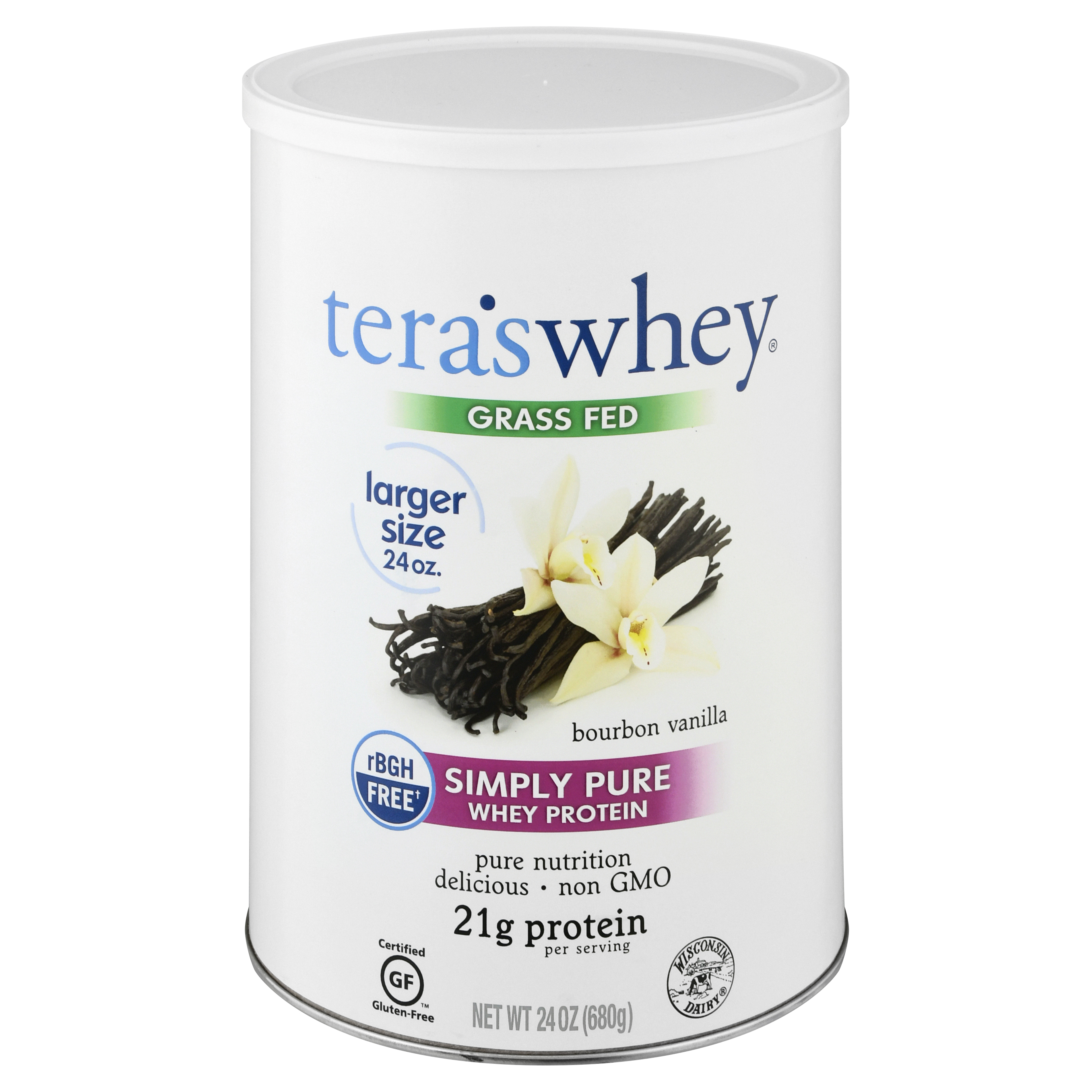 Tera's Whey Simply Pure Grass Fed Bourbon Vanilla Whey Protein