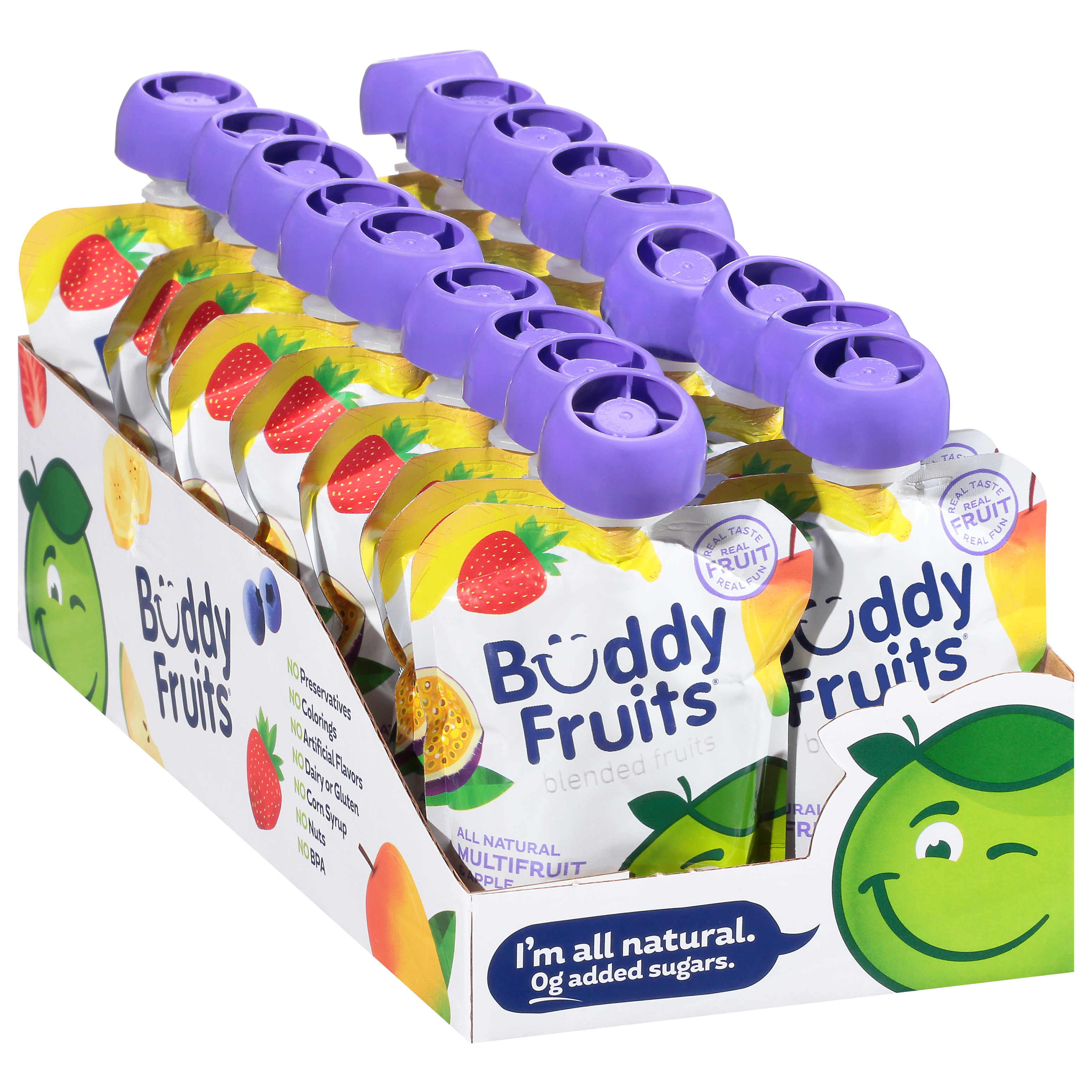 Buddy Fruits Multifruit & Apple Blended Fruit 1 ea Tray