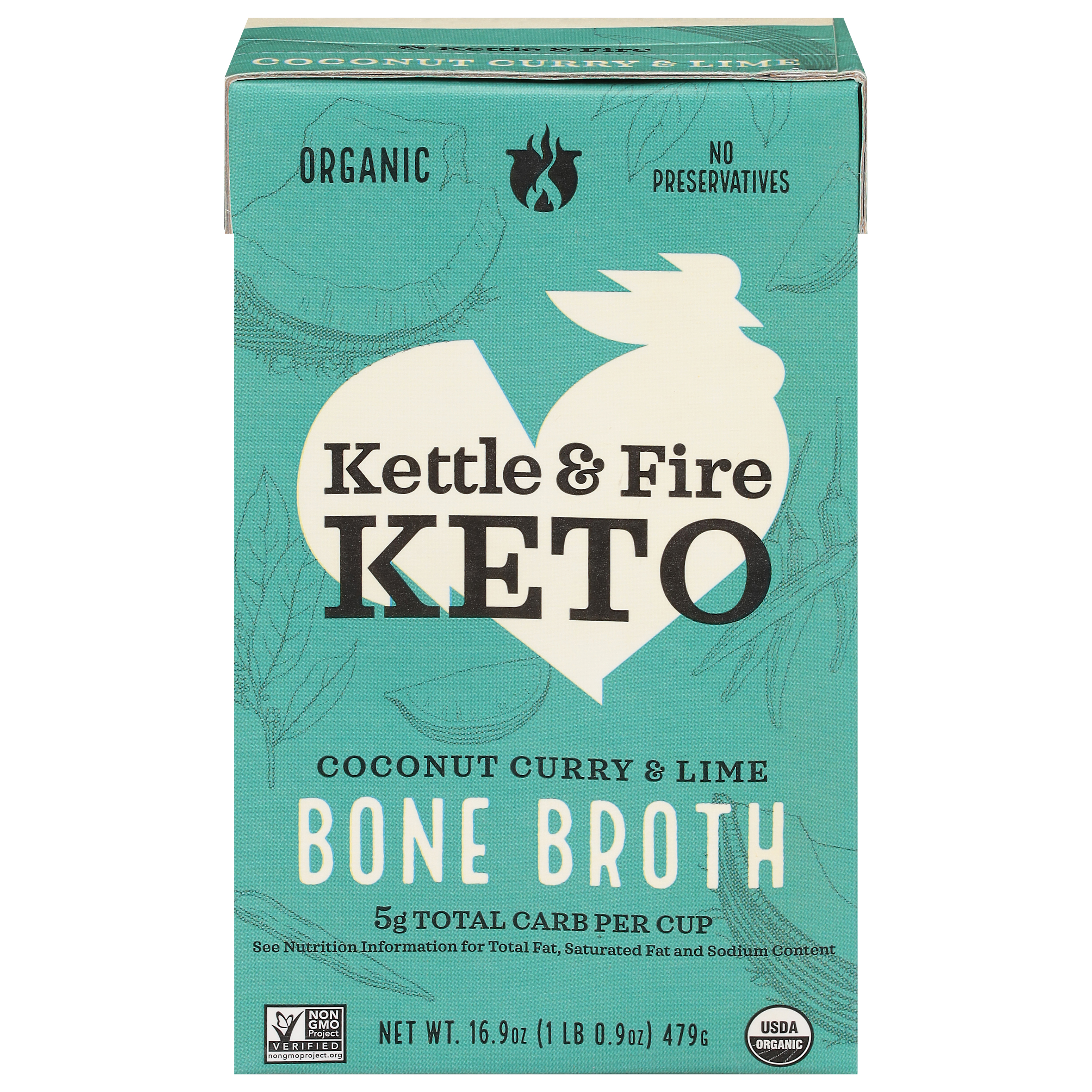 Kettle & Fire Keto Coconut Curry & Lime Bone Broth