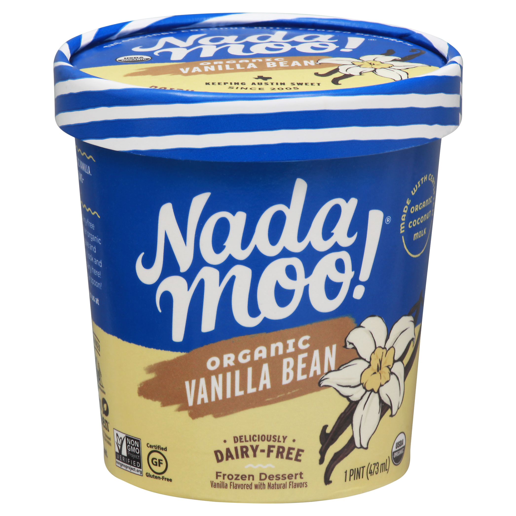 Nada Moo! Organic Vanilla Bean Frozen Dessert