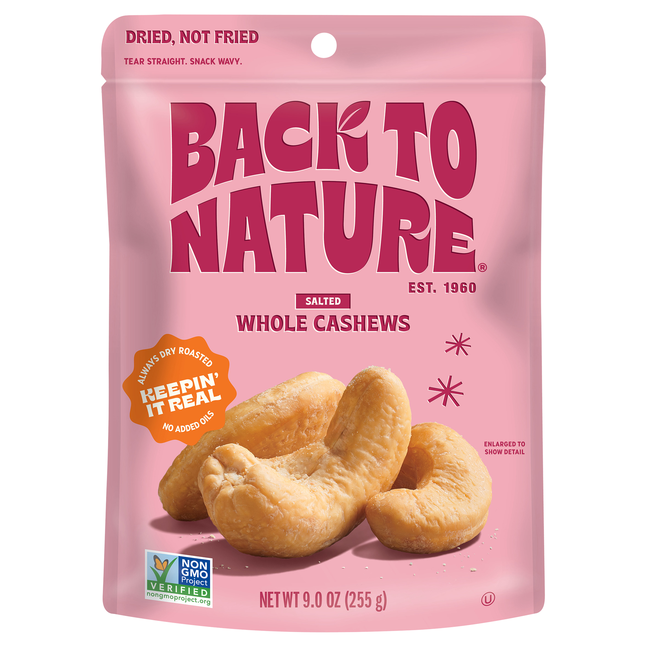 Back to Nature Whole Cashews