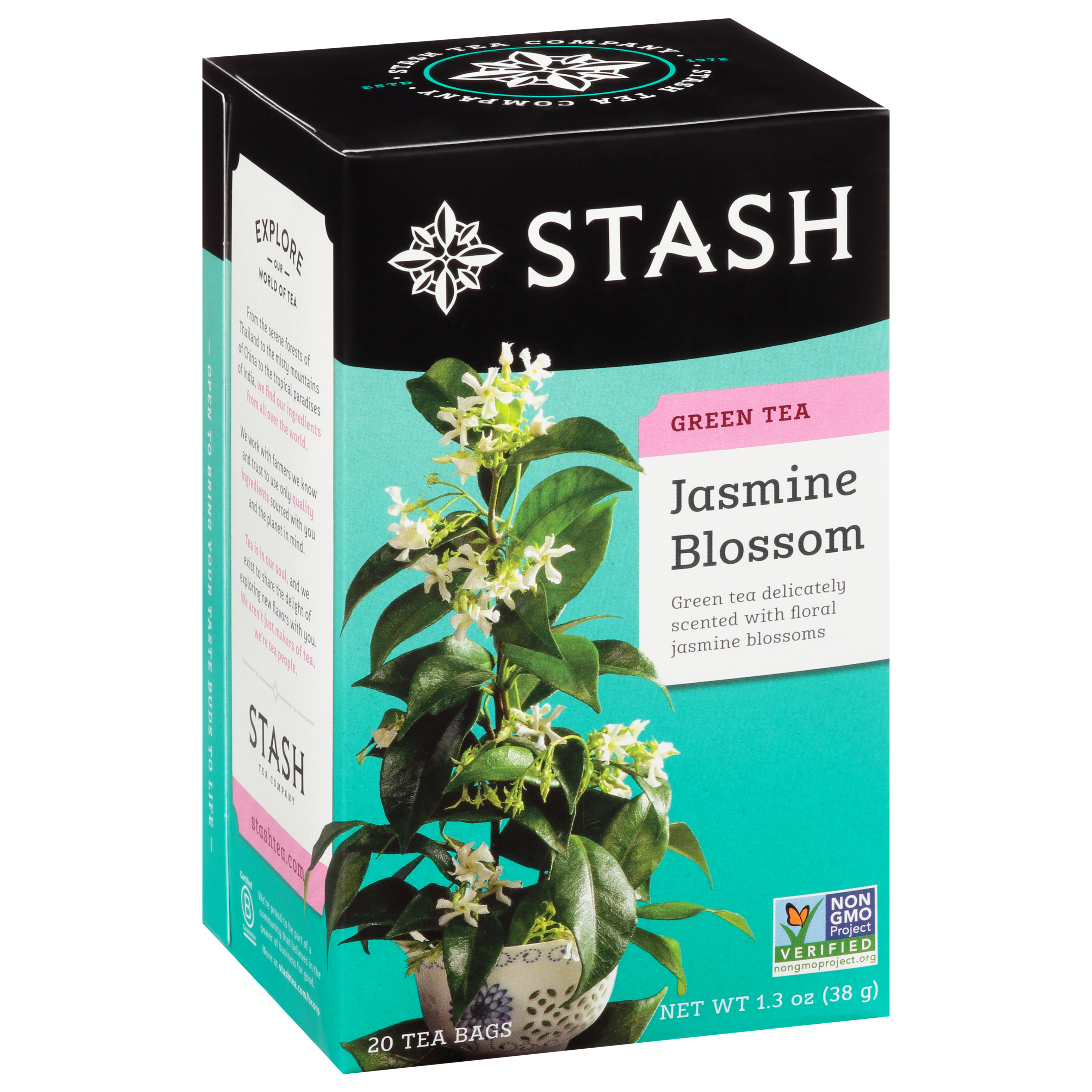 Stash Bags Jasmine Blossom Green Tea