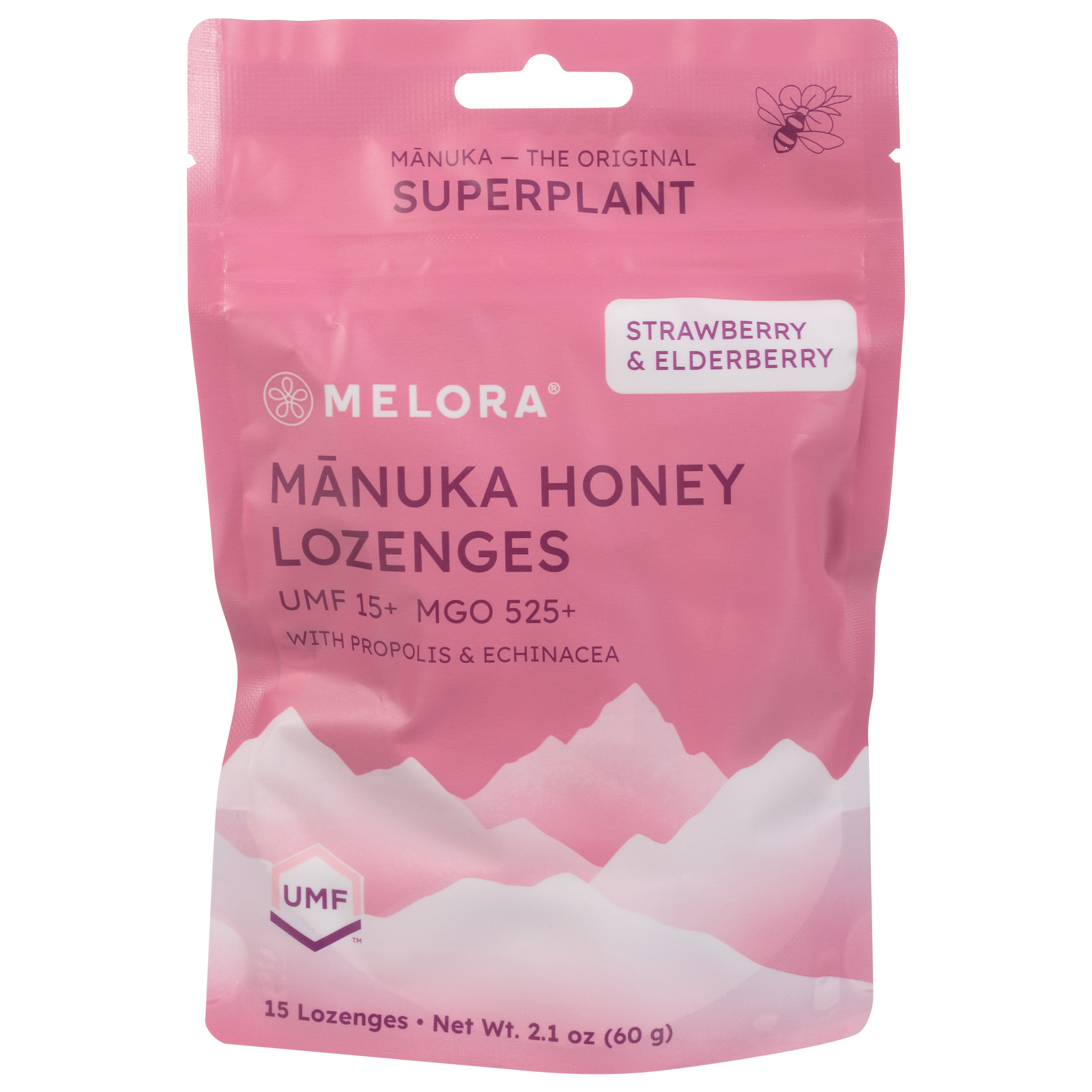 Melora Strawberry & Elderberry Lozenges