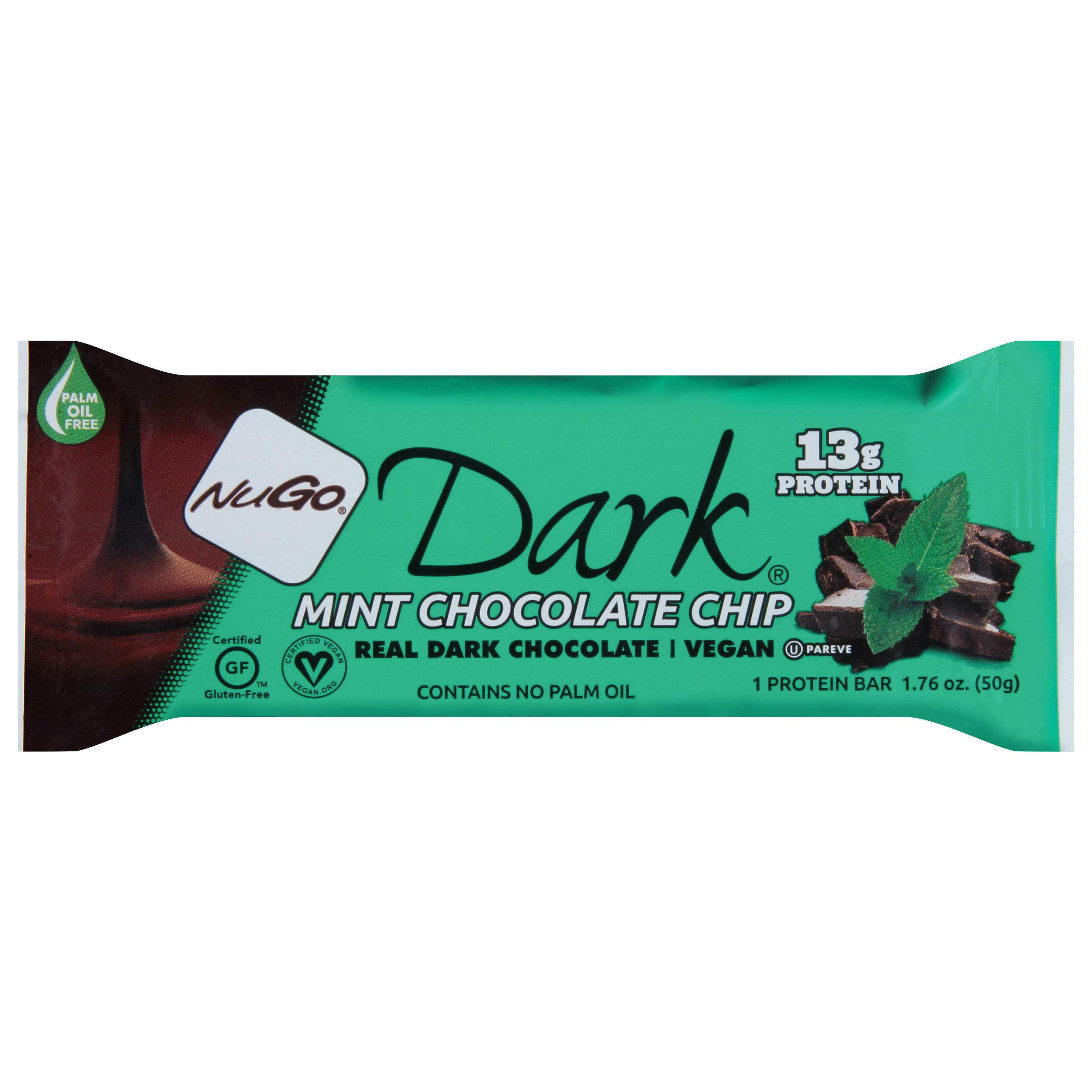 NuGo Dark Mint Chocolate Chip Protein Bar