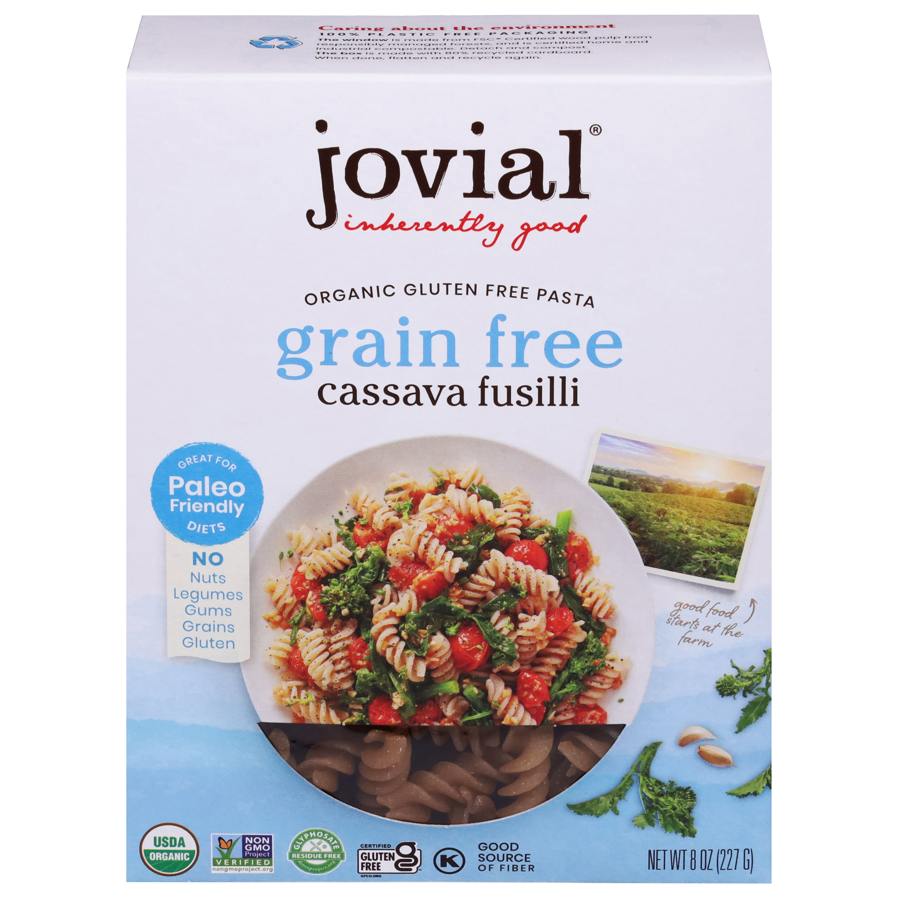 Jovial Organic Grain Free Cassava Fusilli