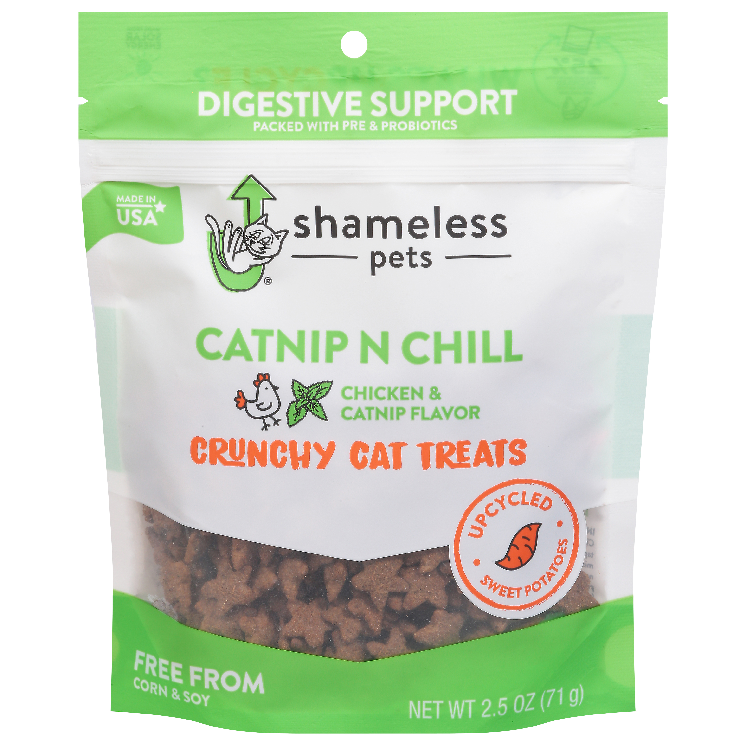 Shameless Pets Crunchy Catnip N Chill Cat Treat