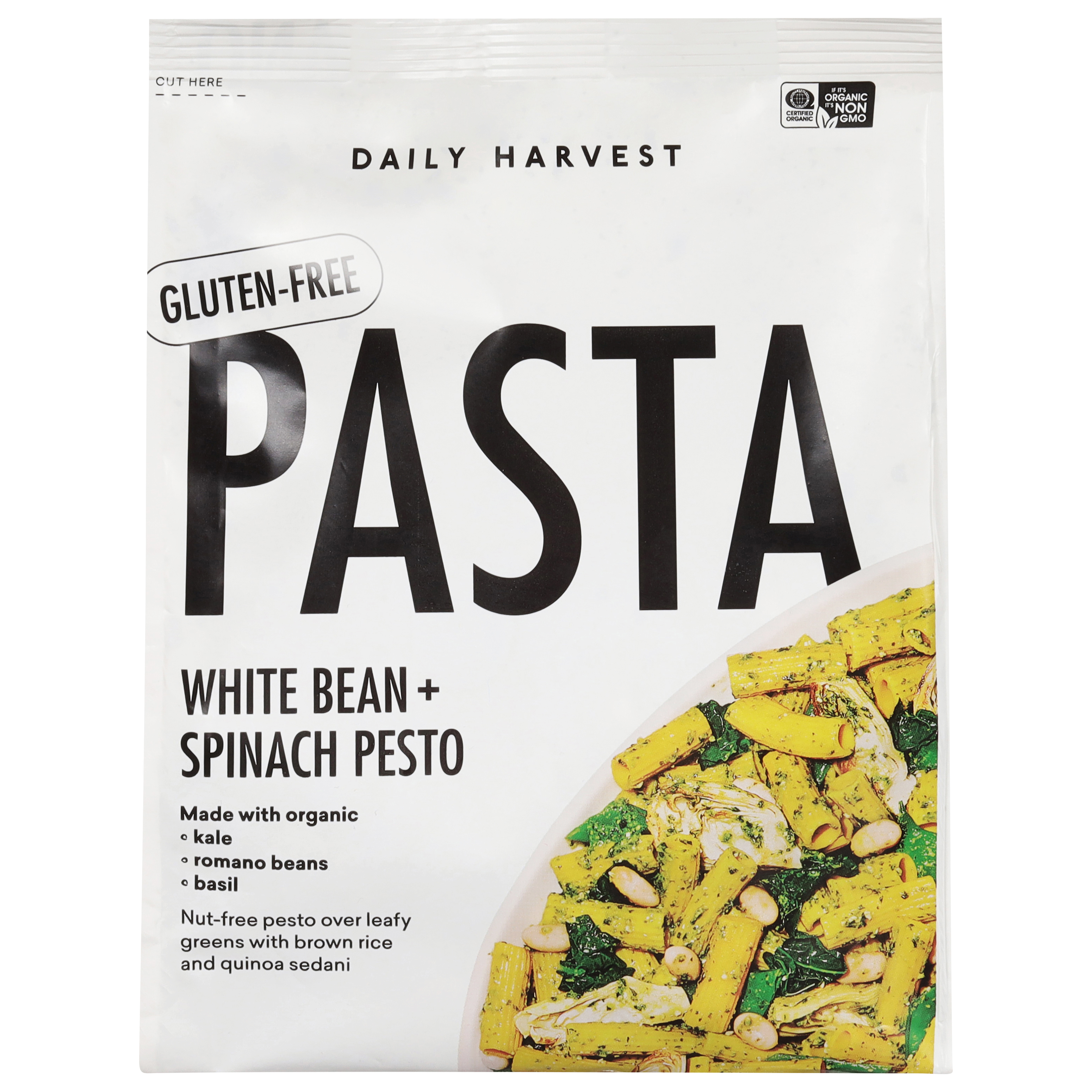 Daily Harvest Gluten-Free White Bean + Spinach Pesto Pasta