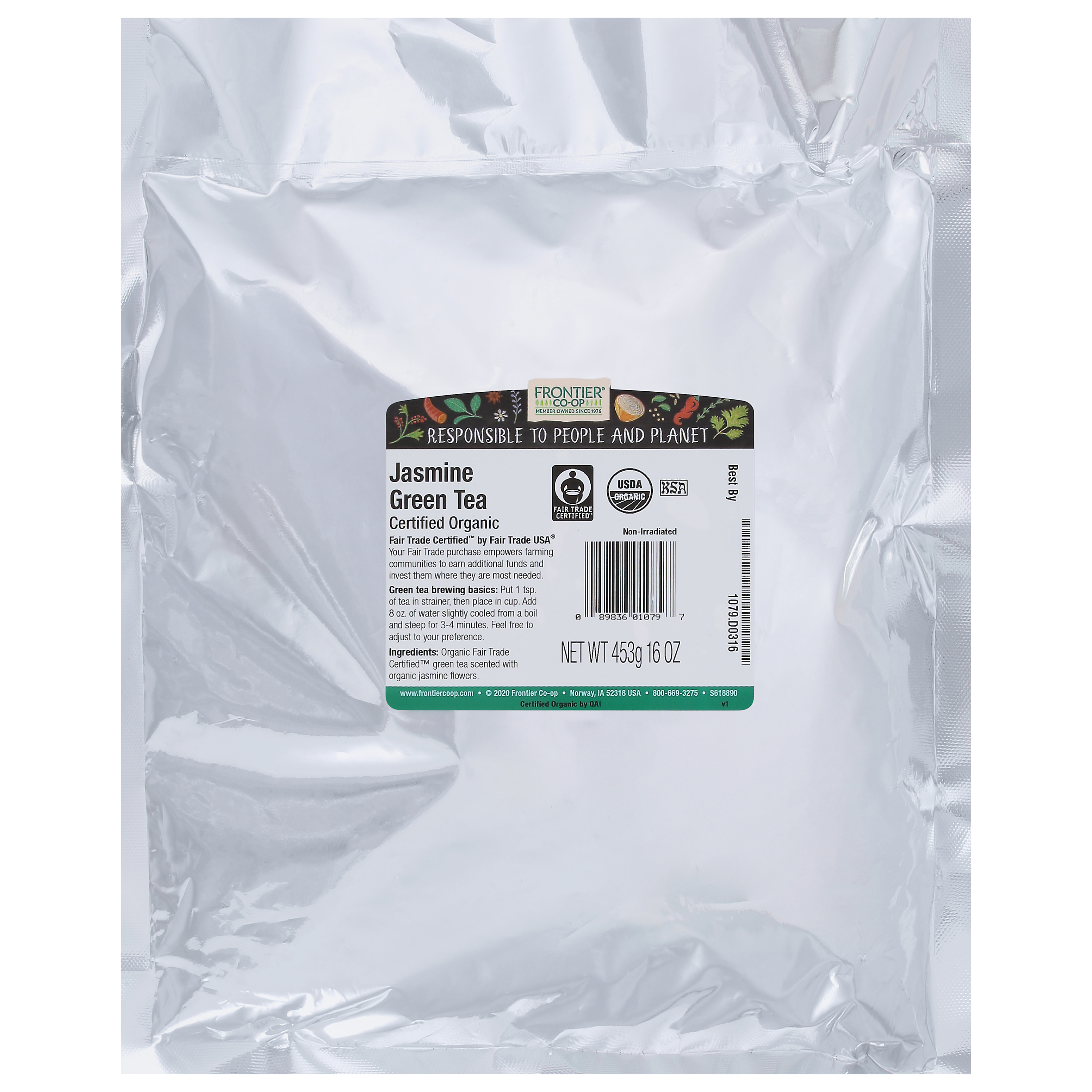 Frontier Co-op Jasmine Green Tea