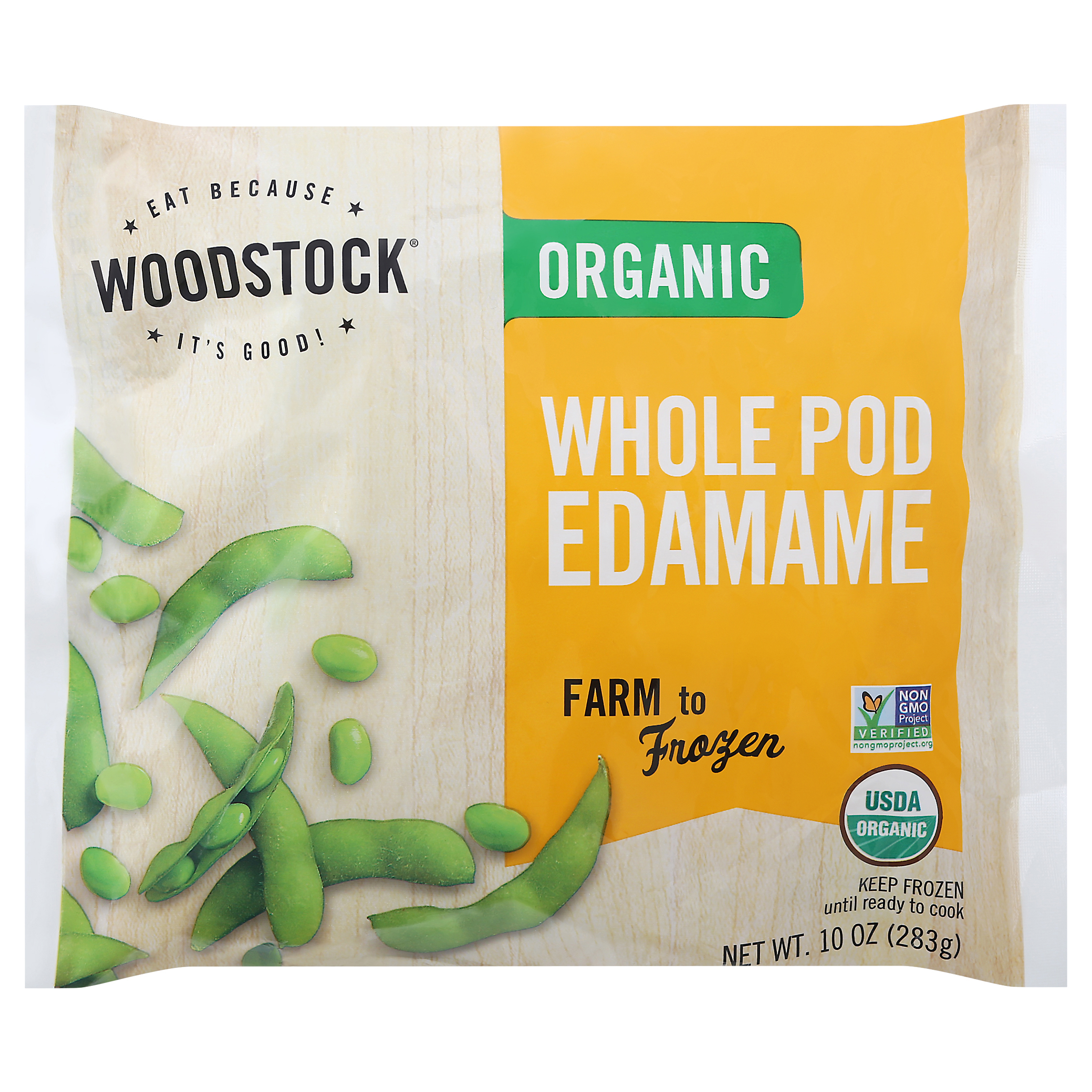 Woodstock Whole Pod Organic Edamame