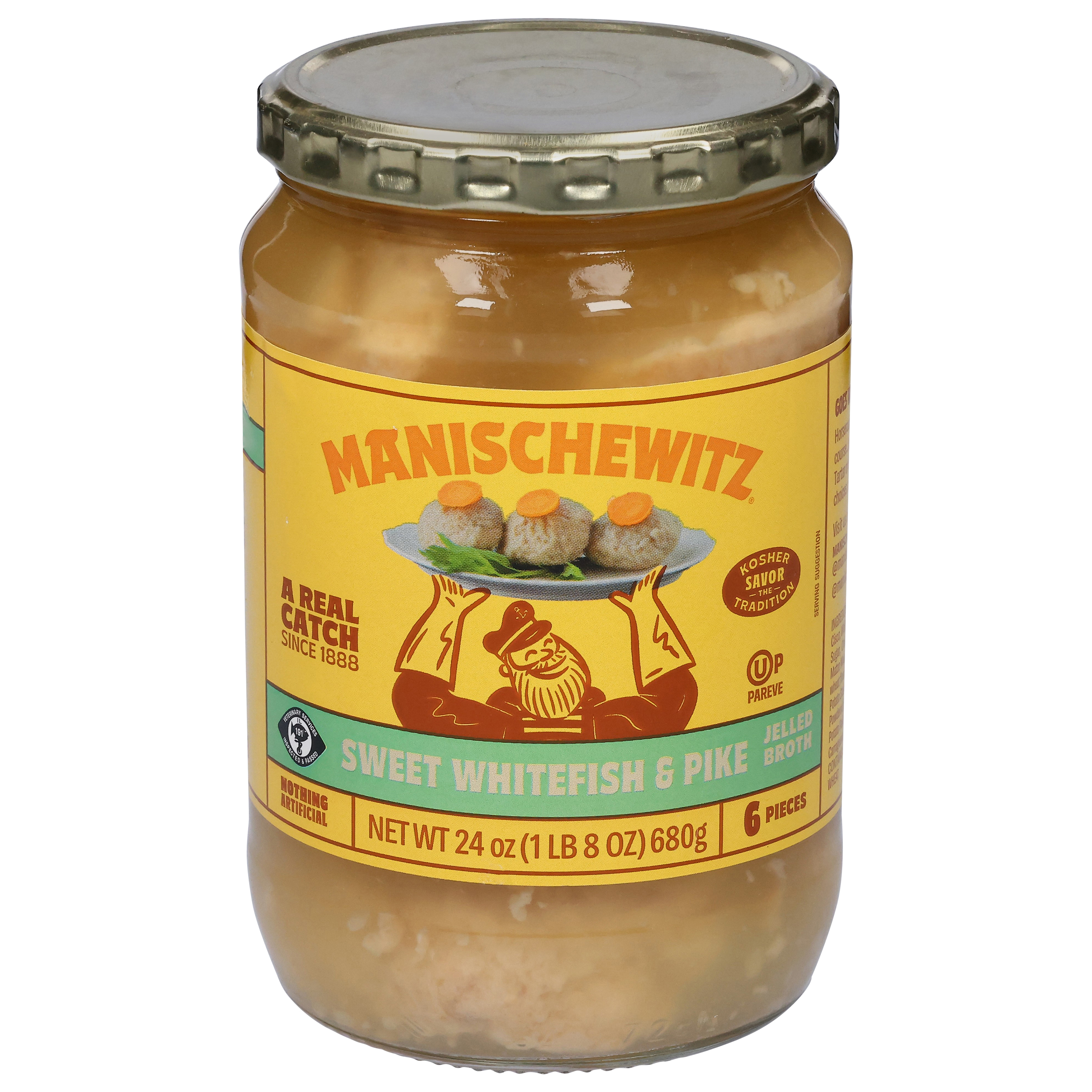 Manischewitz Sweet Whitefish & Pike Jelled Broth