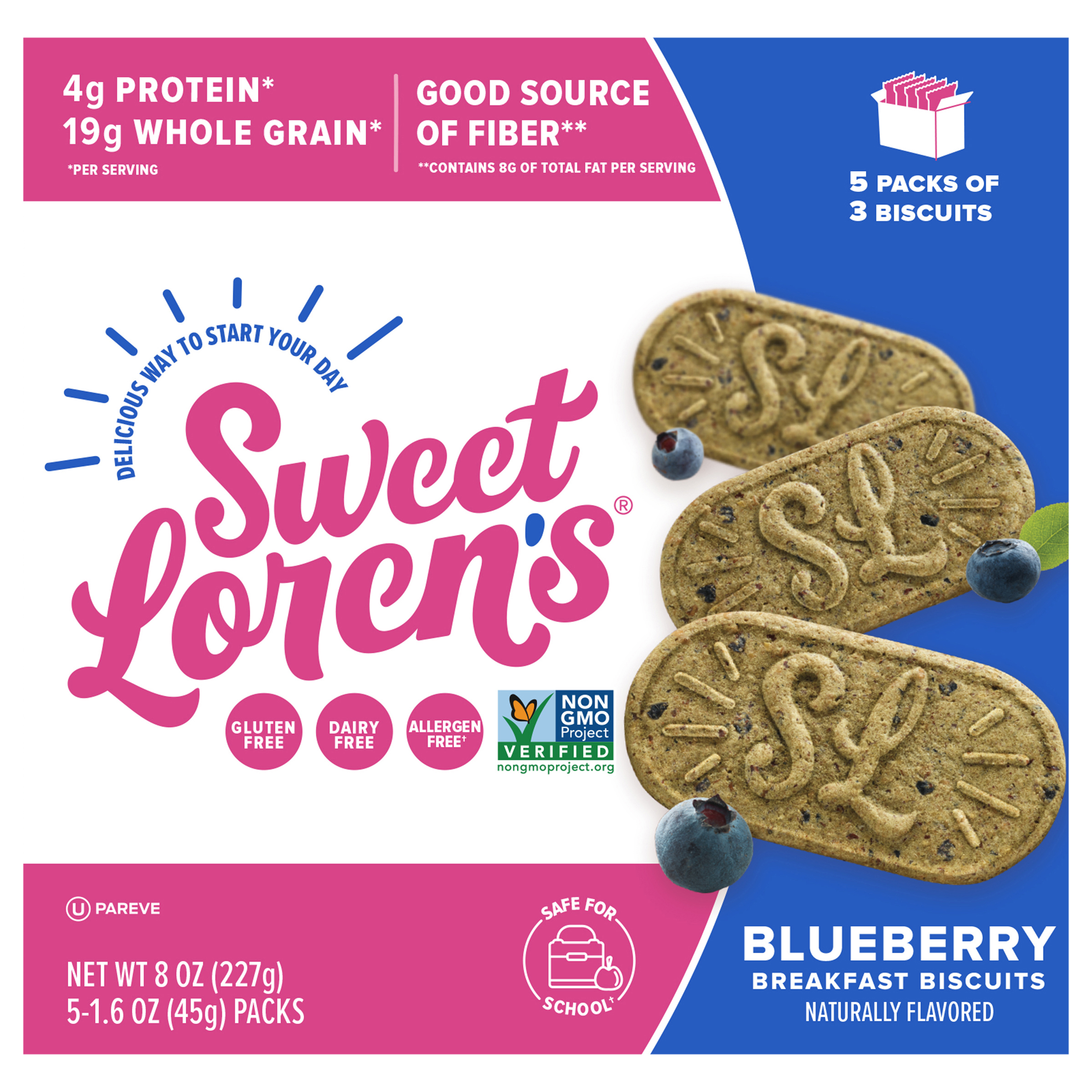 Sweet Loren's Blueberry Breakfast Biscuits,