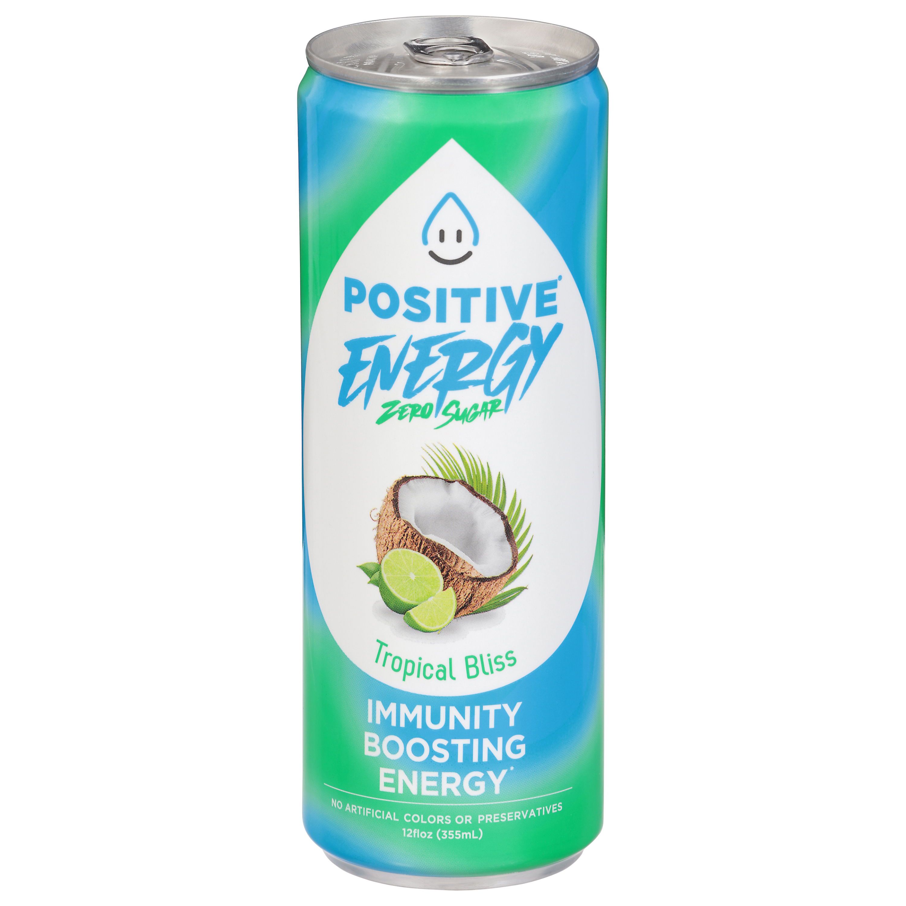 Positive Energy Zero Sugar Tropical Bliss Energy Drink