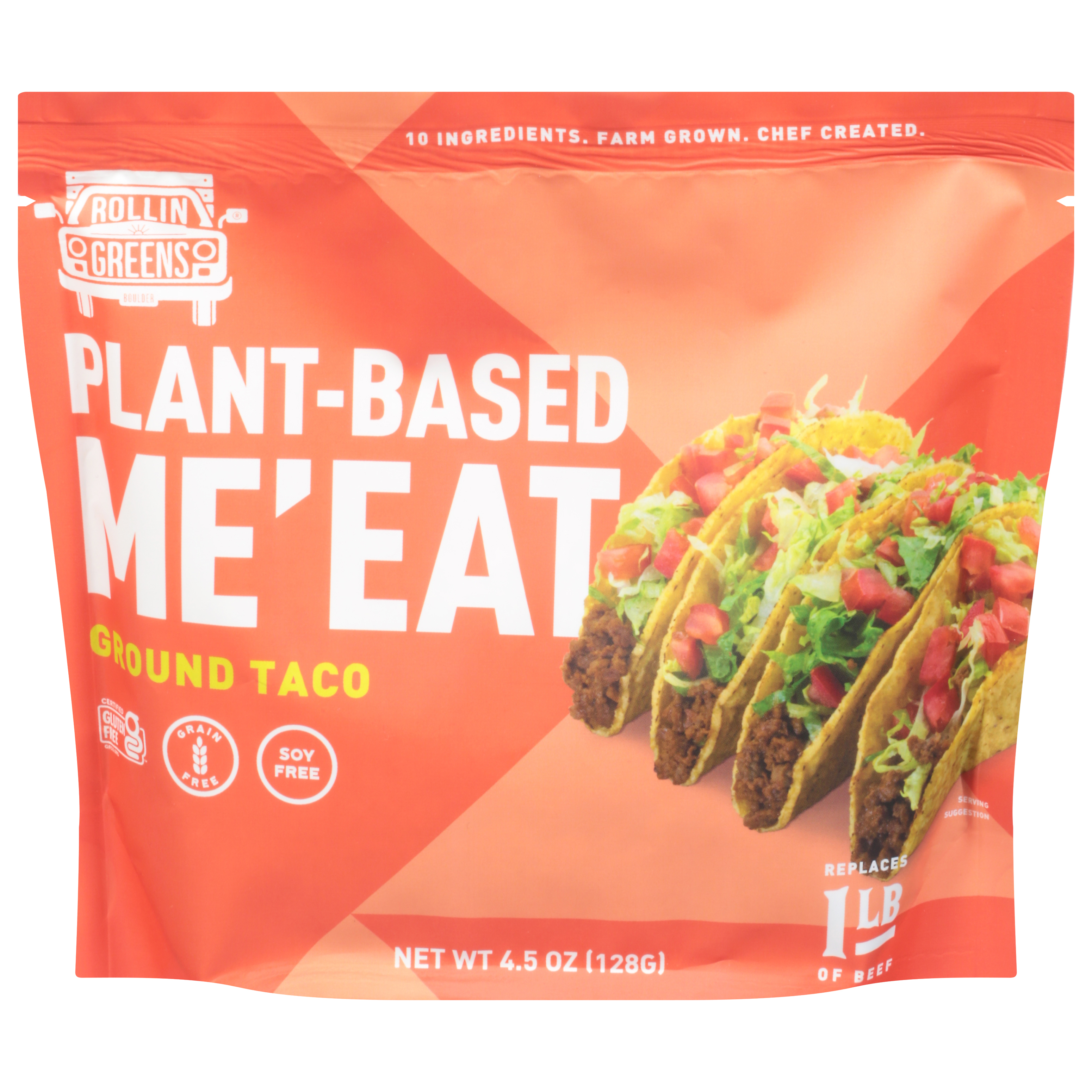 RollinGreens Plant-Based Ground Taco Me'Eat