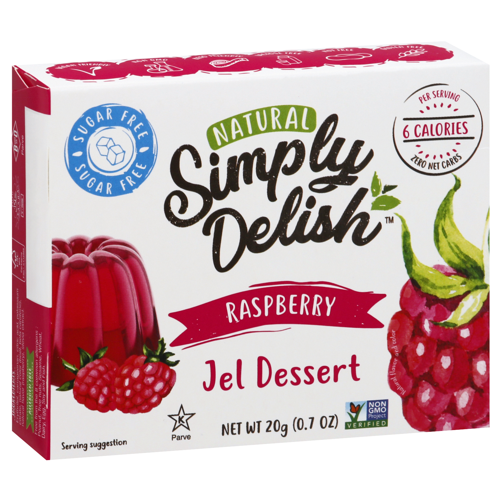 Simply Delish Raspberry Jel Dessert