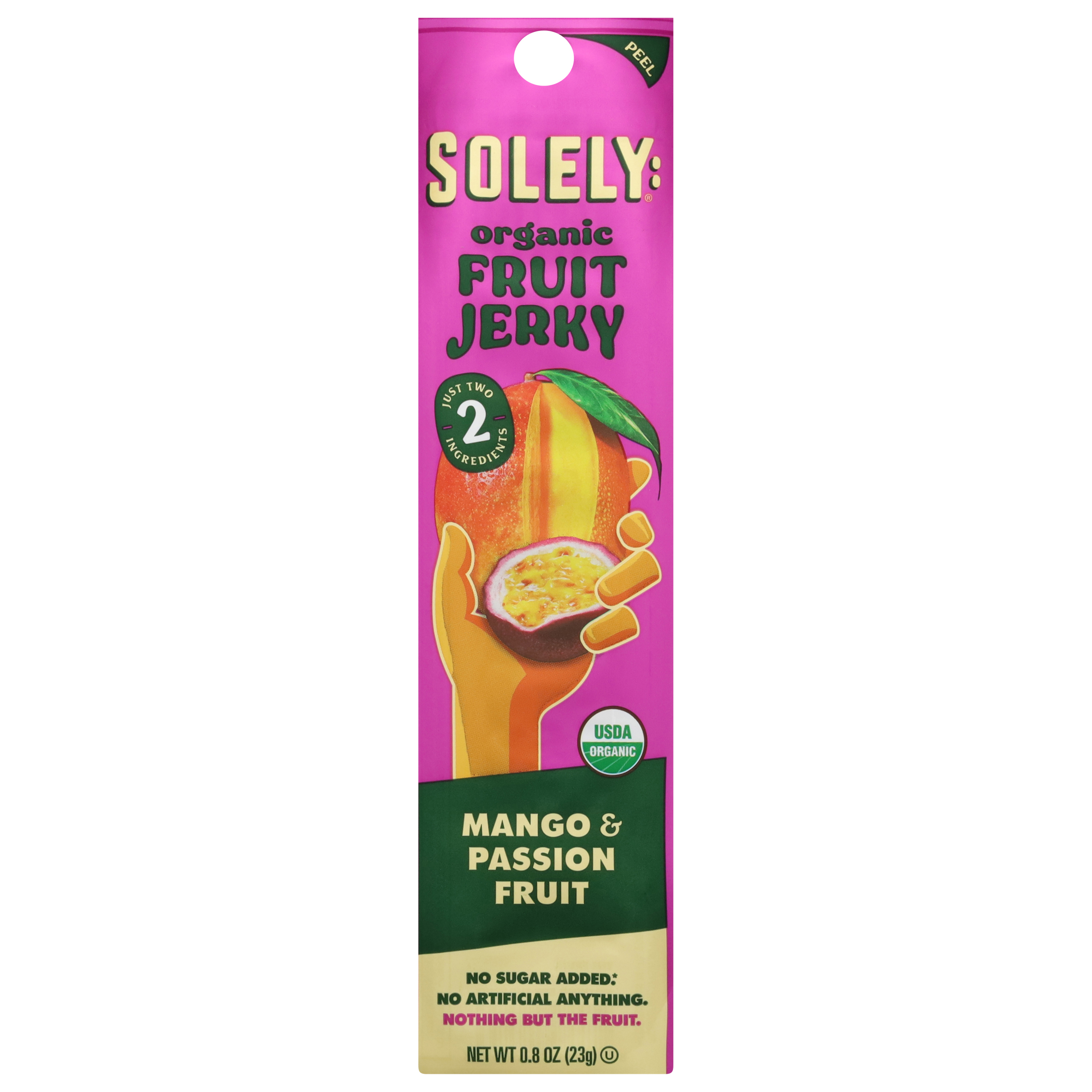 Solely Organic Mango & Passion Fruit Fruit Jerky