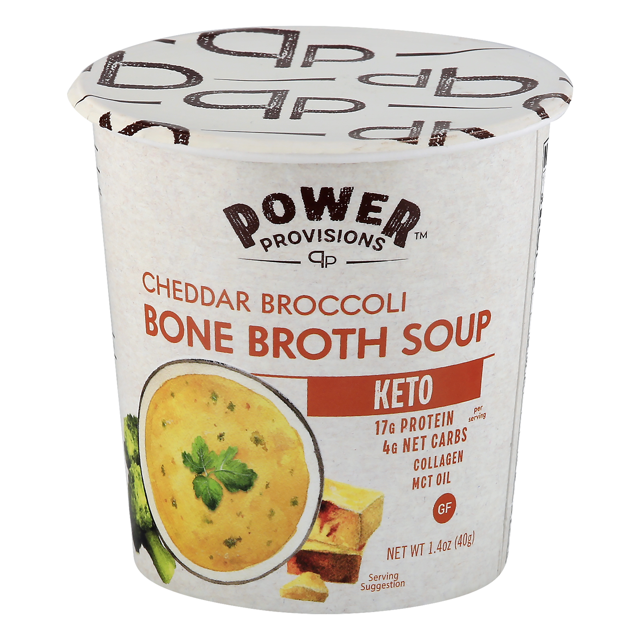 Power Provisions Cheddar Broccoli Bone Broth Soup