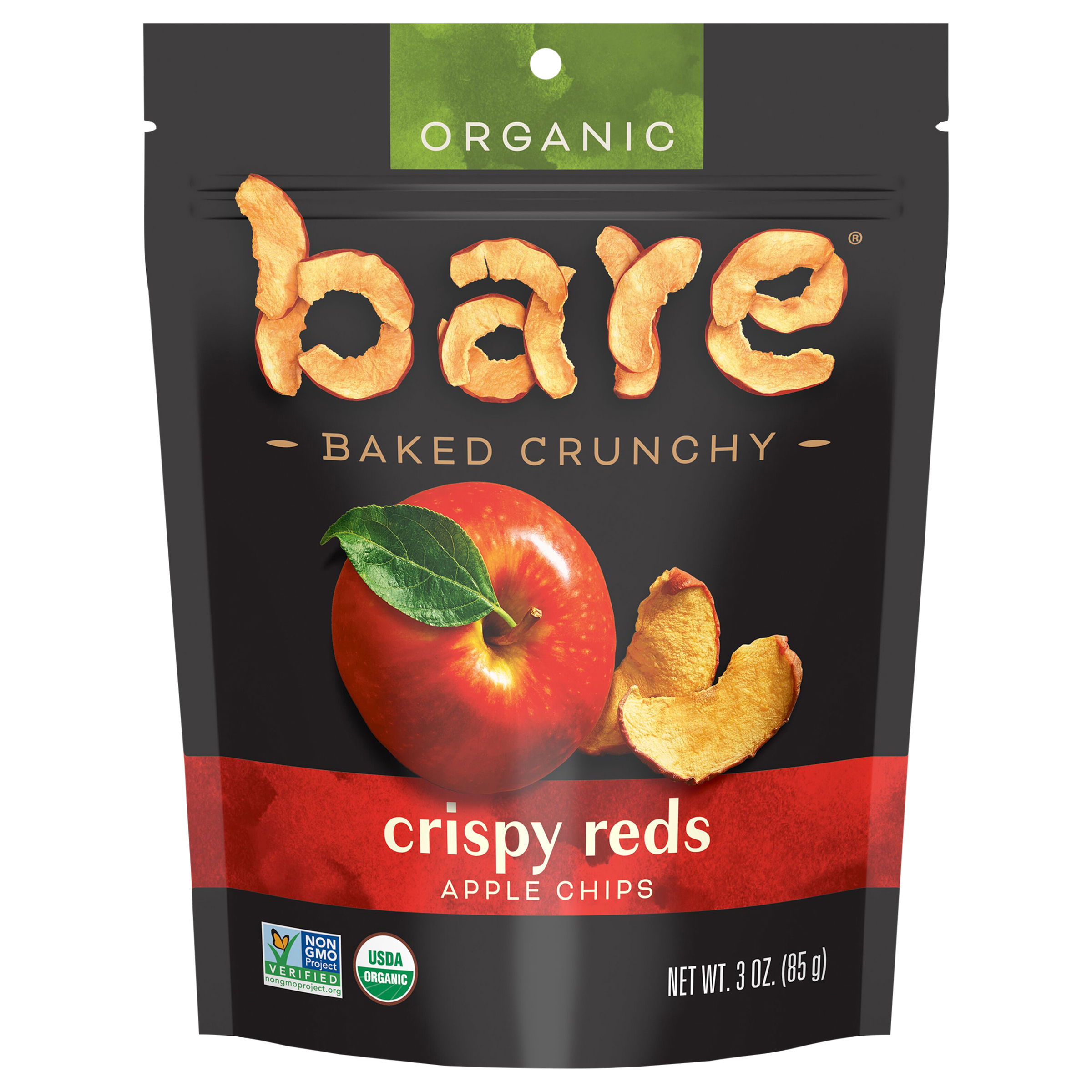 Bare Baked Crunchy Organic Apple Chips Crispy Reds