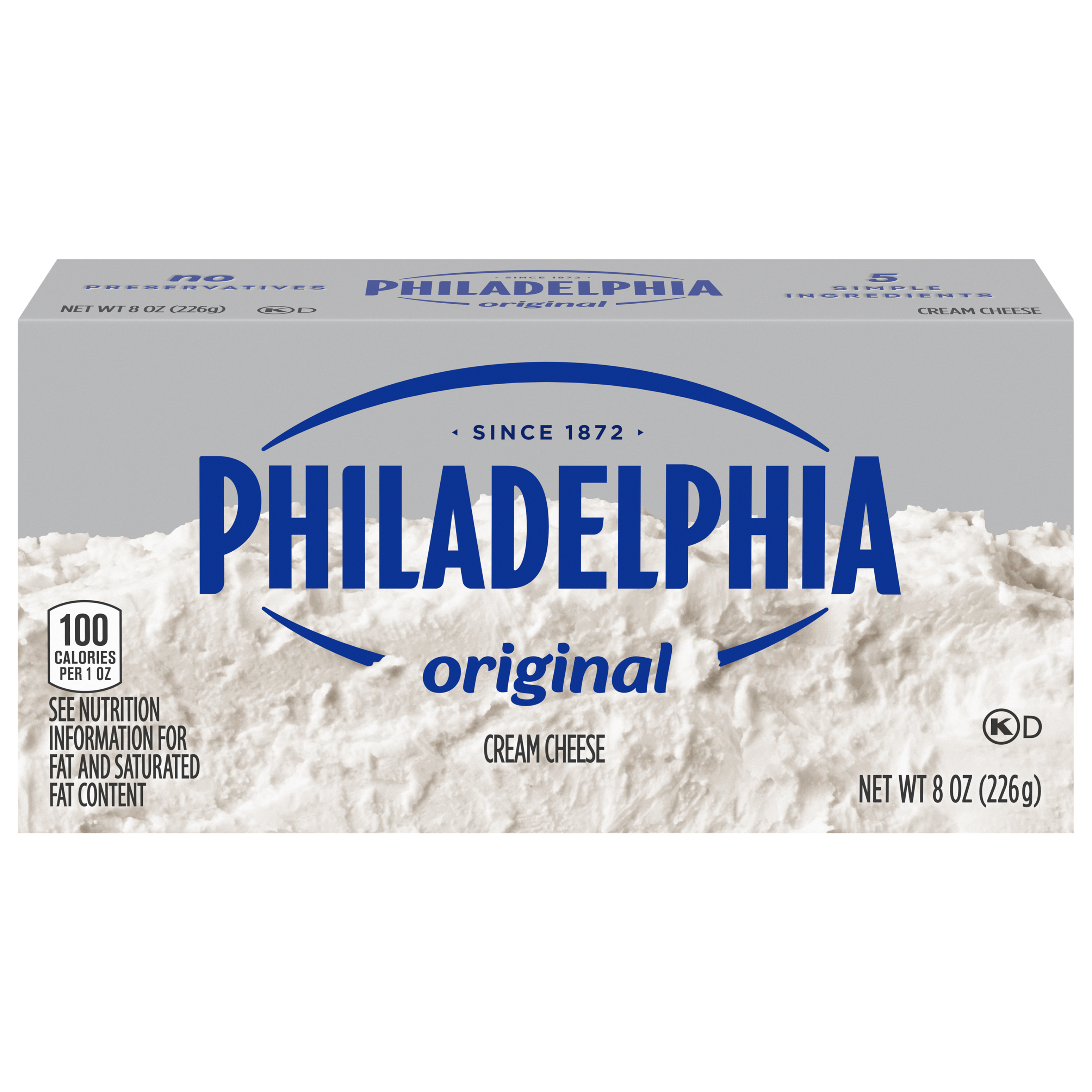 Philadelphia Original Cream Cheese, 8 oz Box