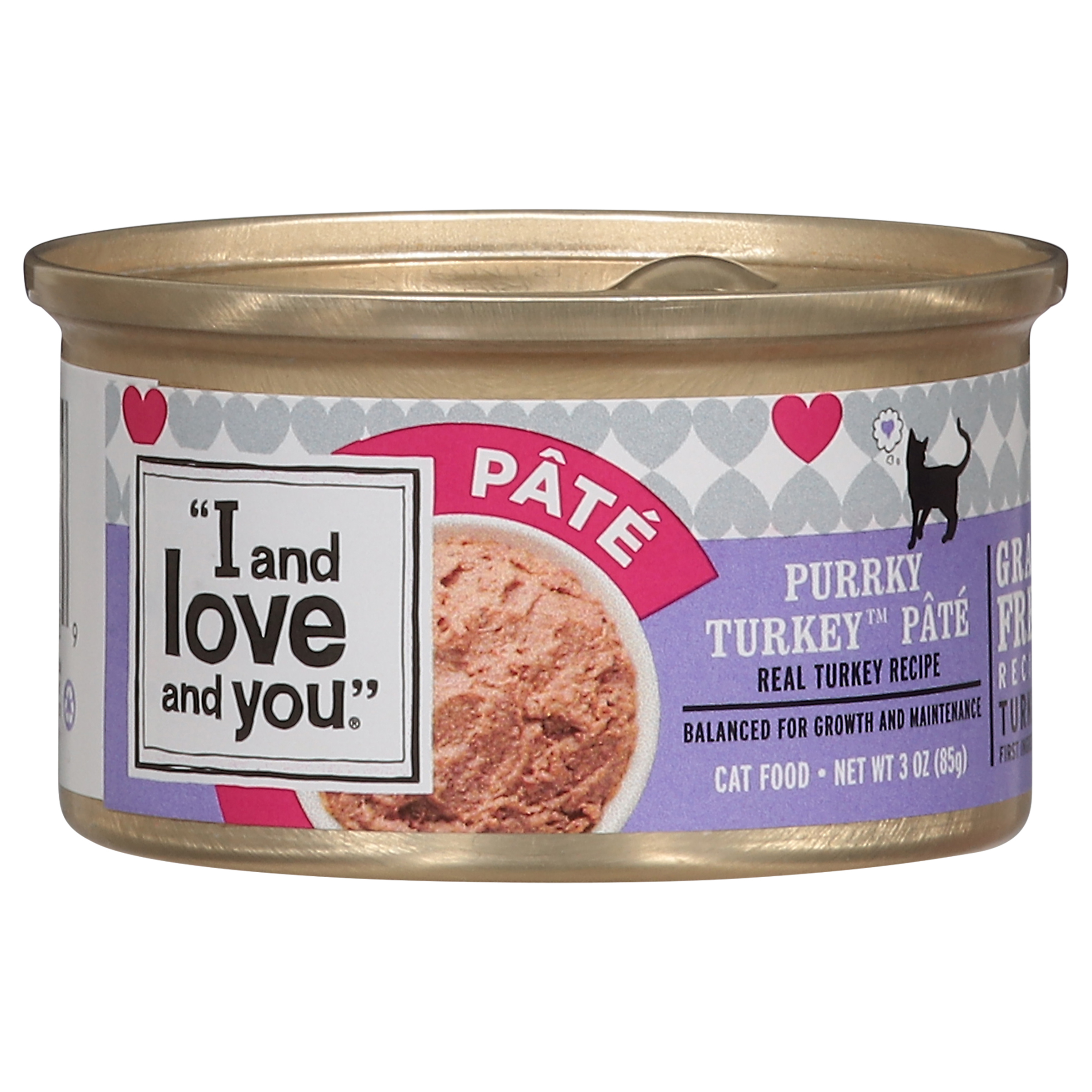 I and Love and You Purrky Turkey Pate Cat Food