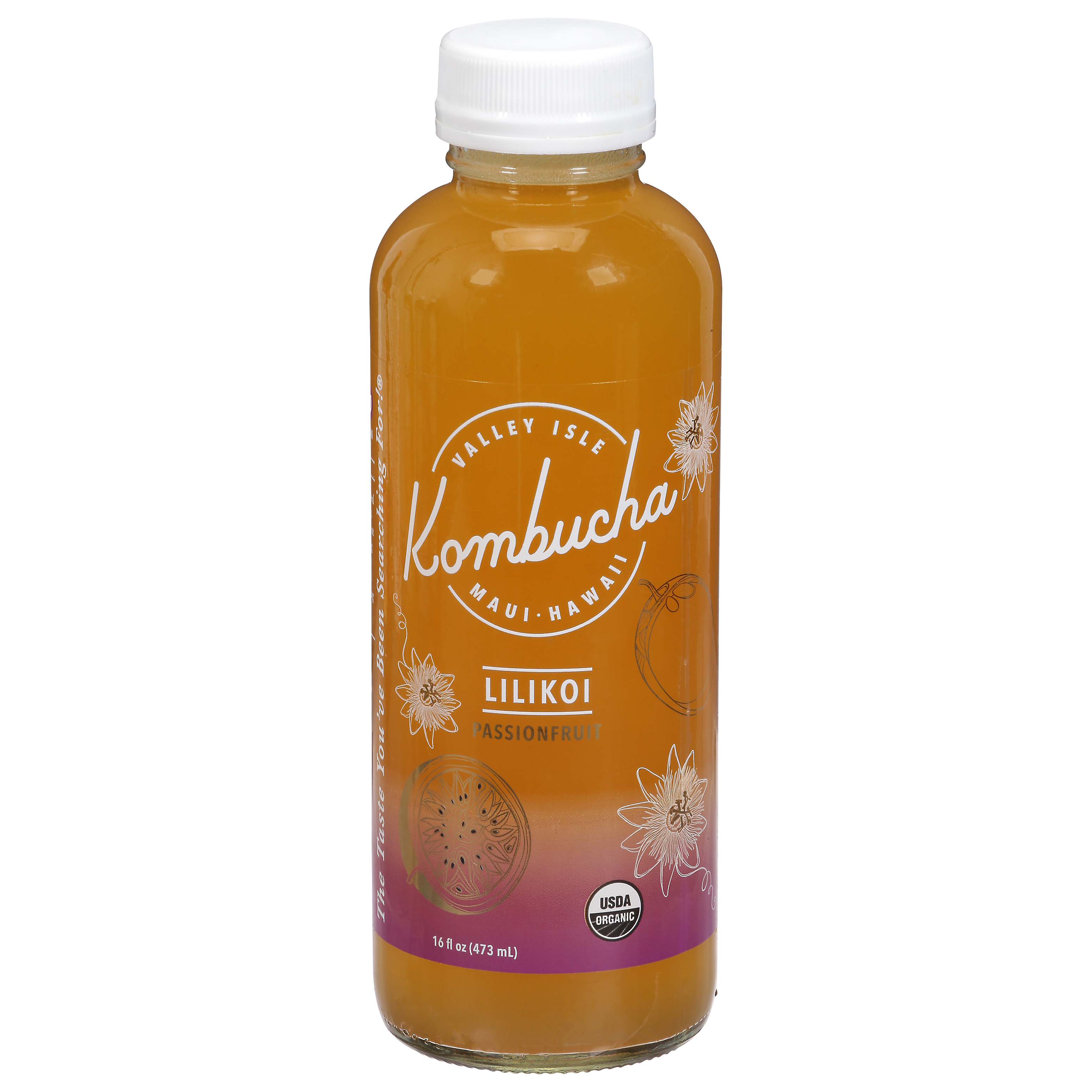 Valley Isle Kombucha Lilikoi Passionfruit Kombucha