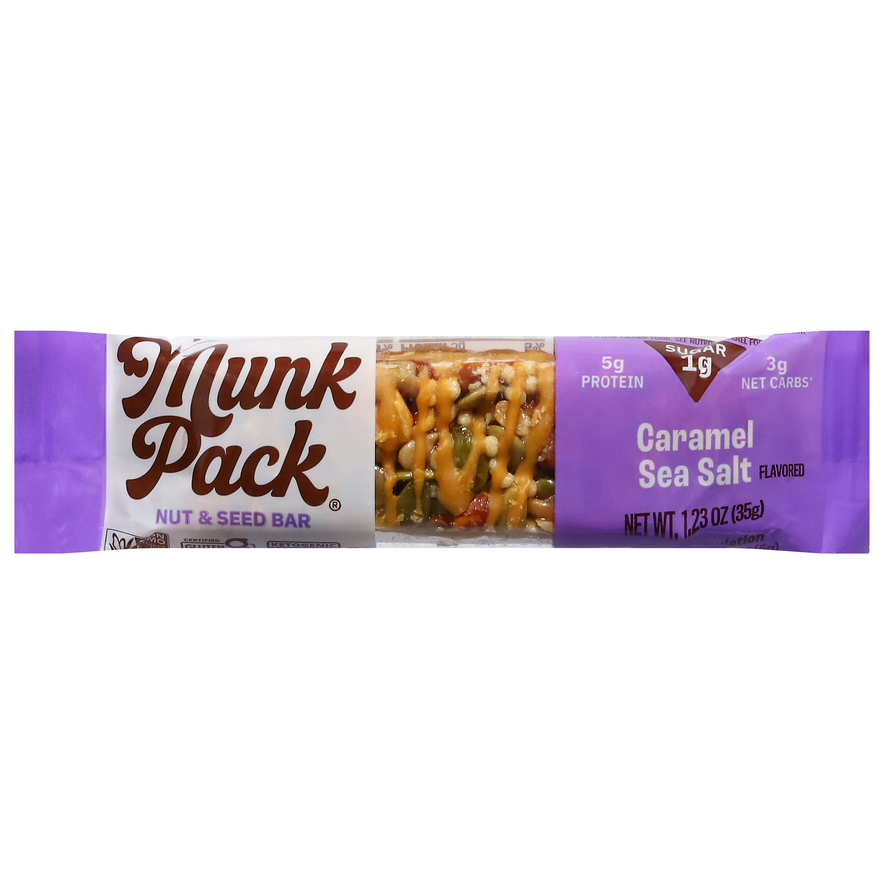 Munk Pack Caramel & Sea Salt Nut & Seed Bar