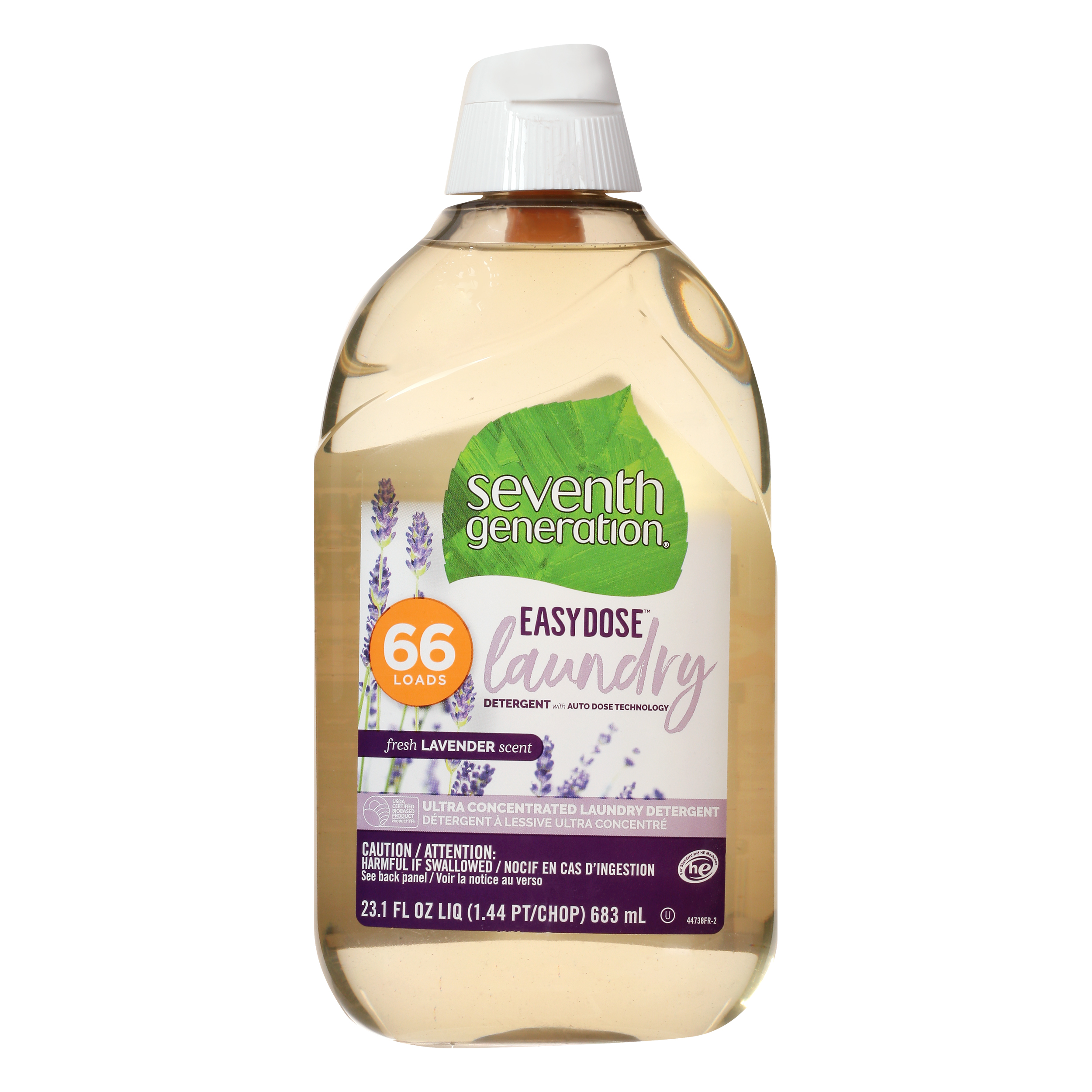 Seventh Generation Easy Dose Fresh Lavender Scent Laundry Detergent