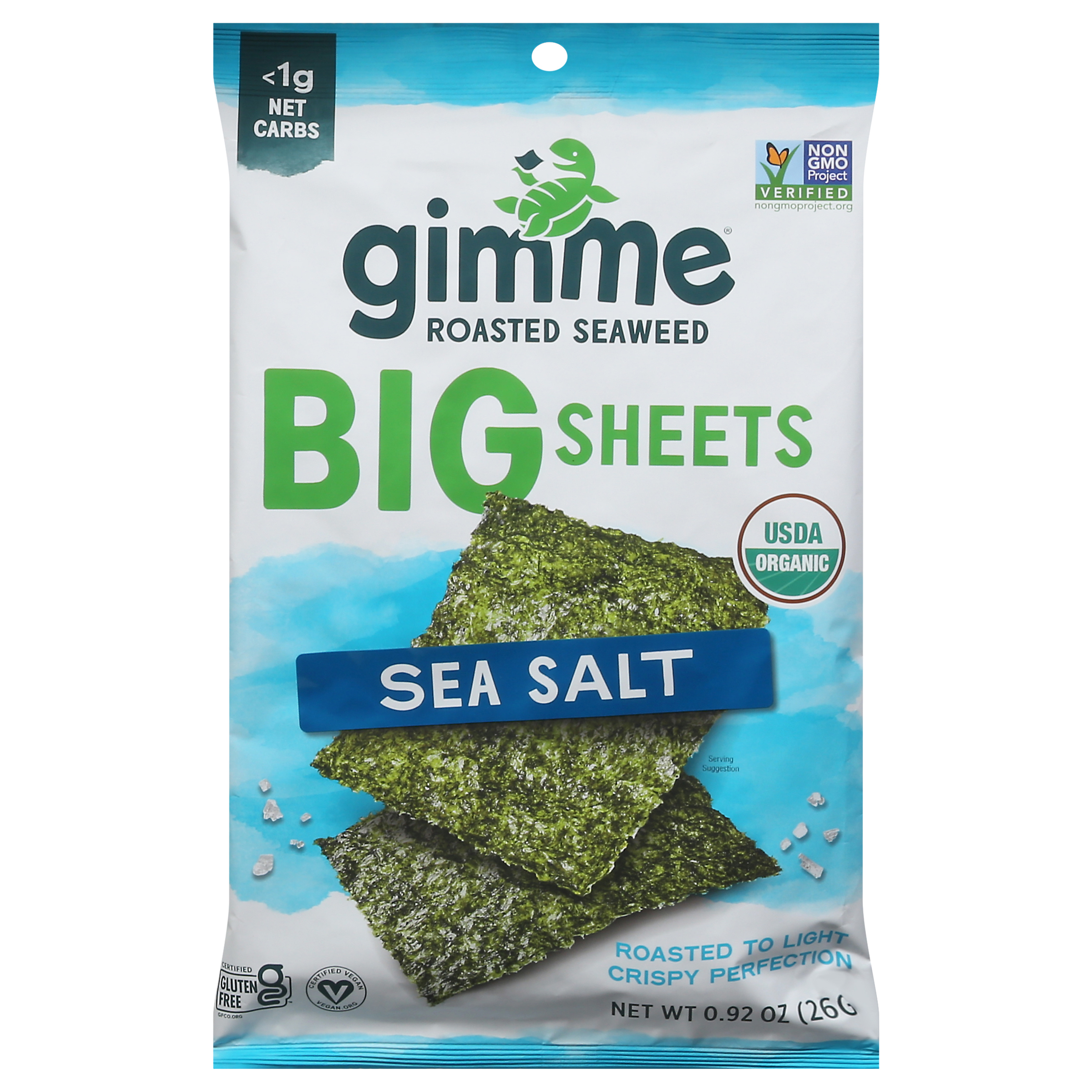 gimMe Roasted Seaweed Big Sheets