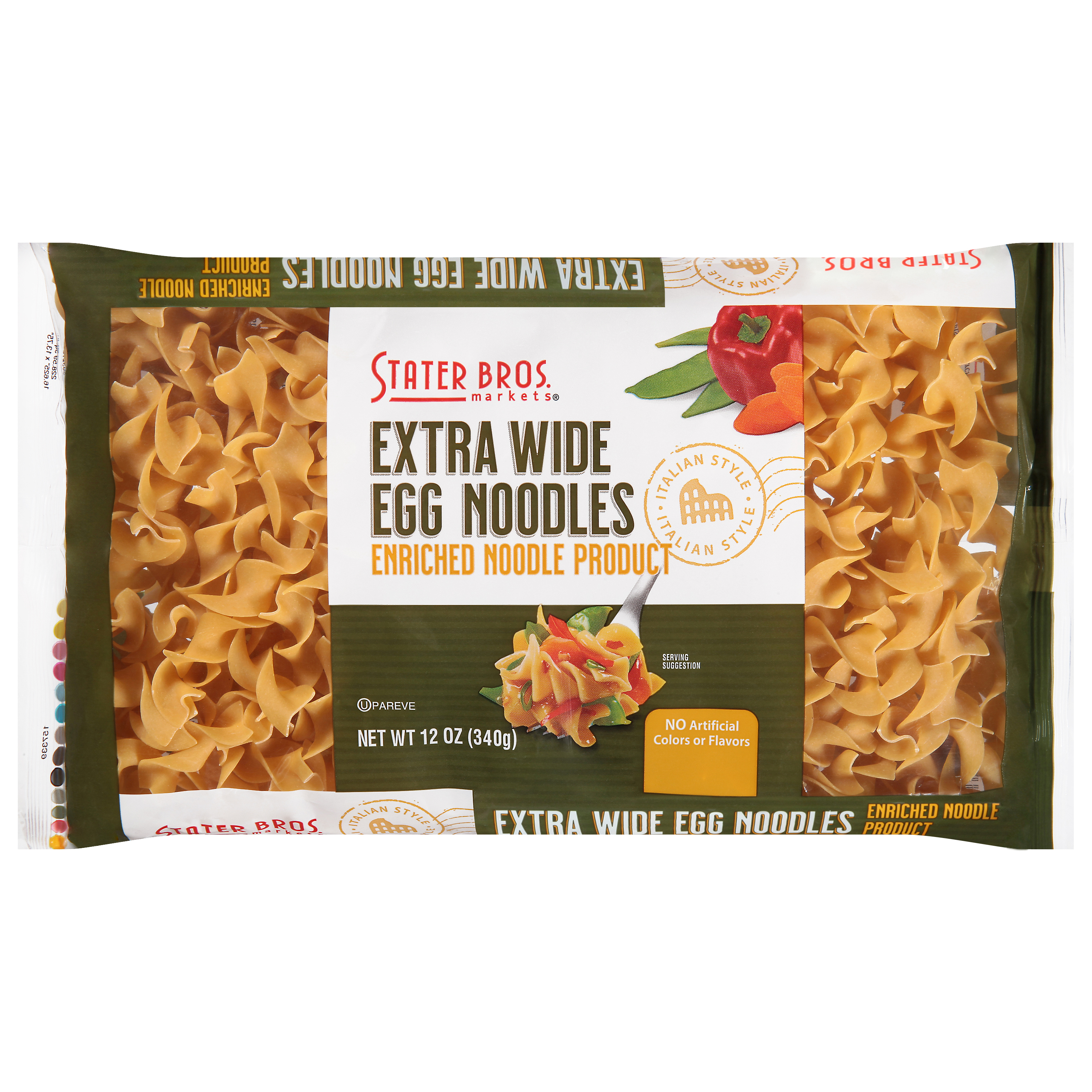 Stater Bros. Markets Italian Style Extra Wide Egg Noodles 12 oz