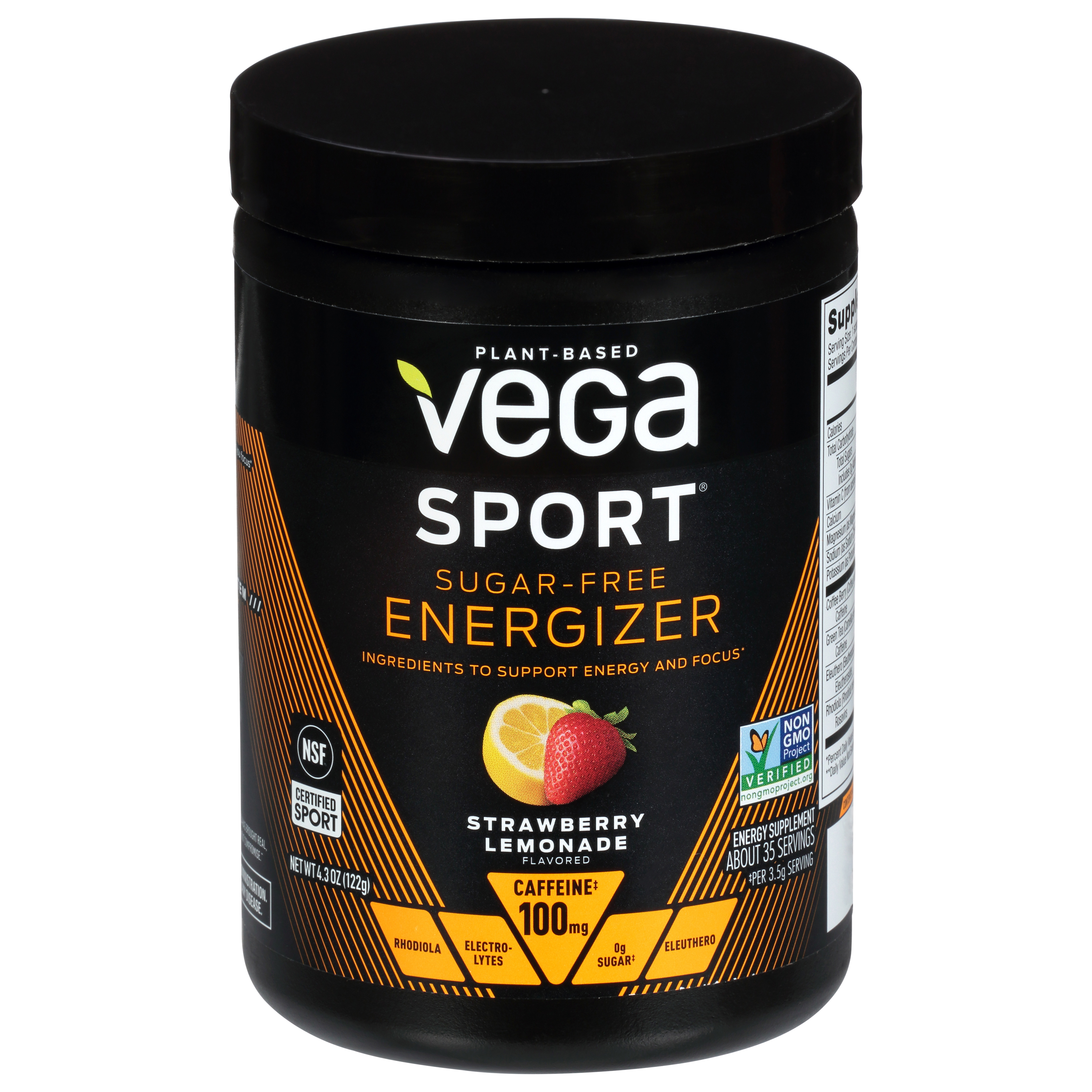 Vega Sport Sugar-Free Strawberry Lemonade Flavored Energizer