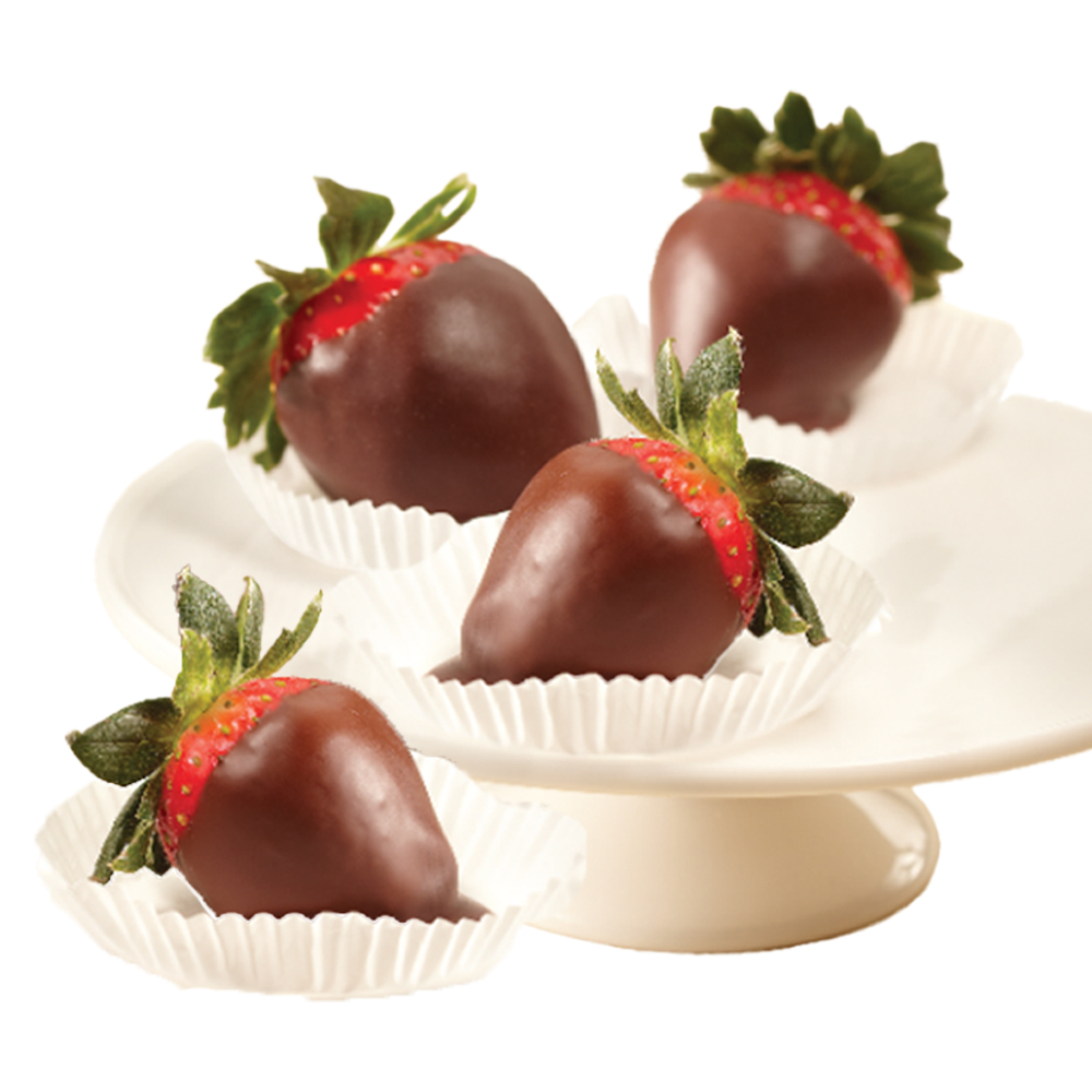 Cub Chocolate Covered Strawberries, 4 Count, 1 Each