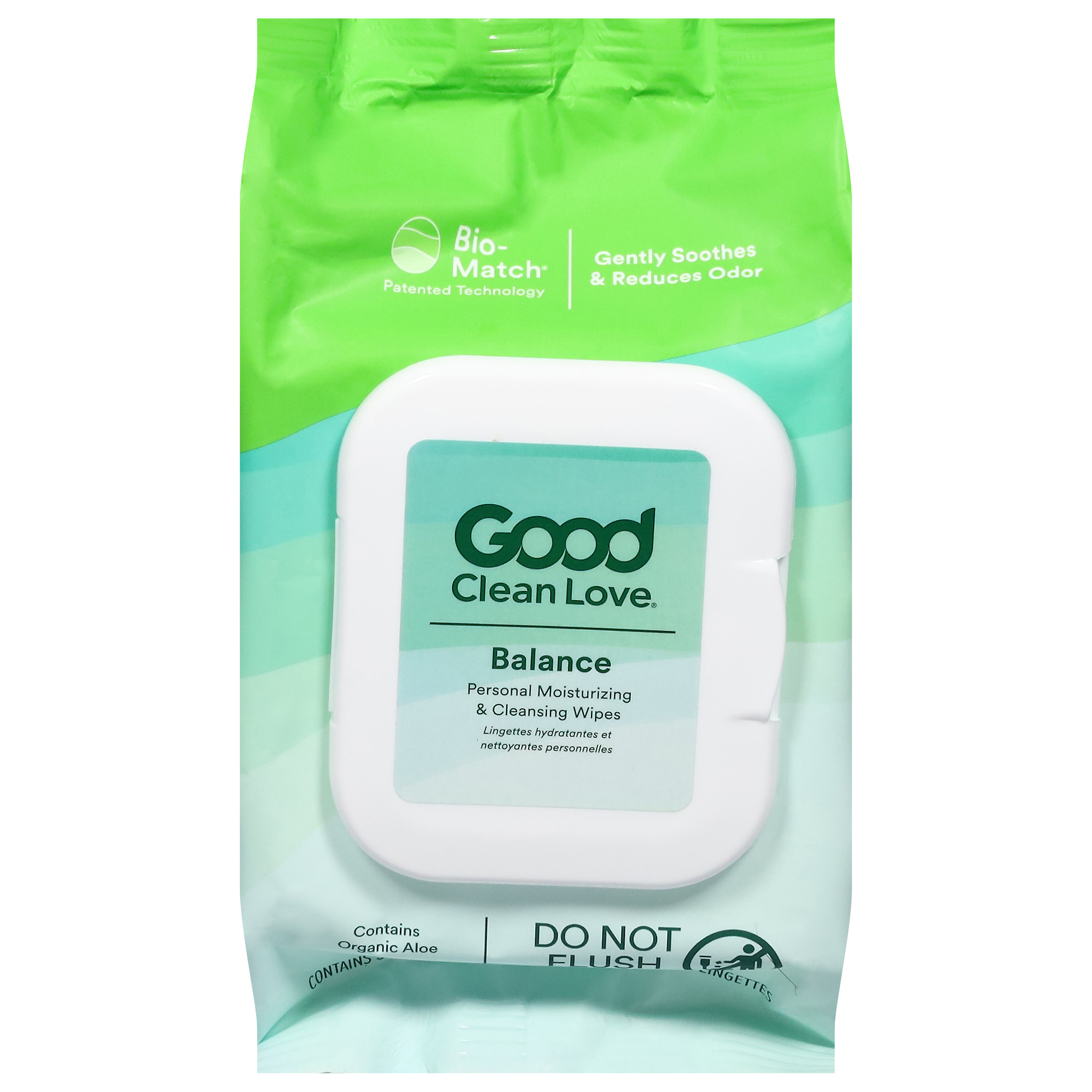 Good Clean Love Balance Personal Moisturizing & Cleansing Wipes