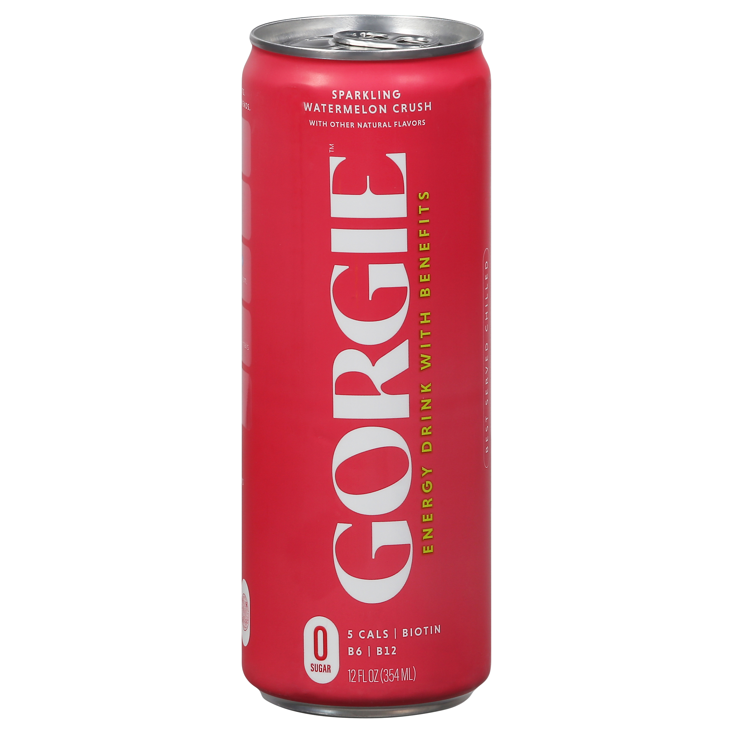 Gorgie Sparkling Watermelon Crush Energy Drink with Benefits