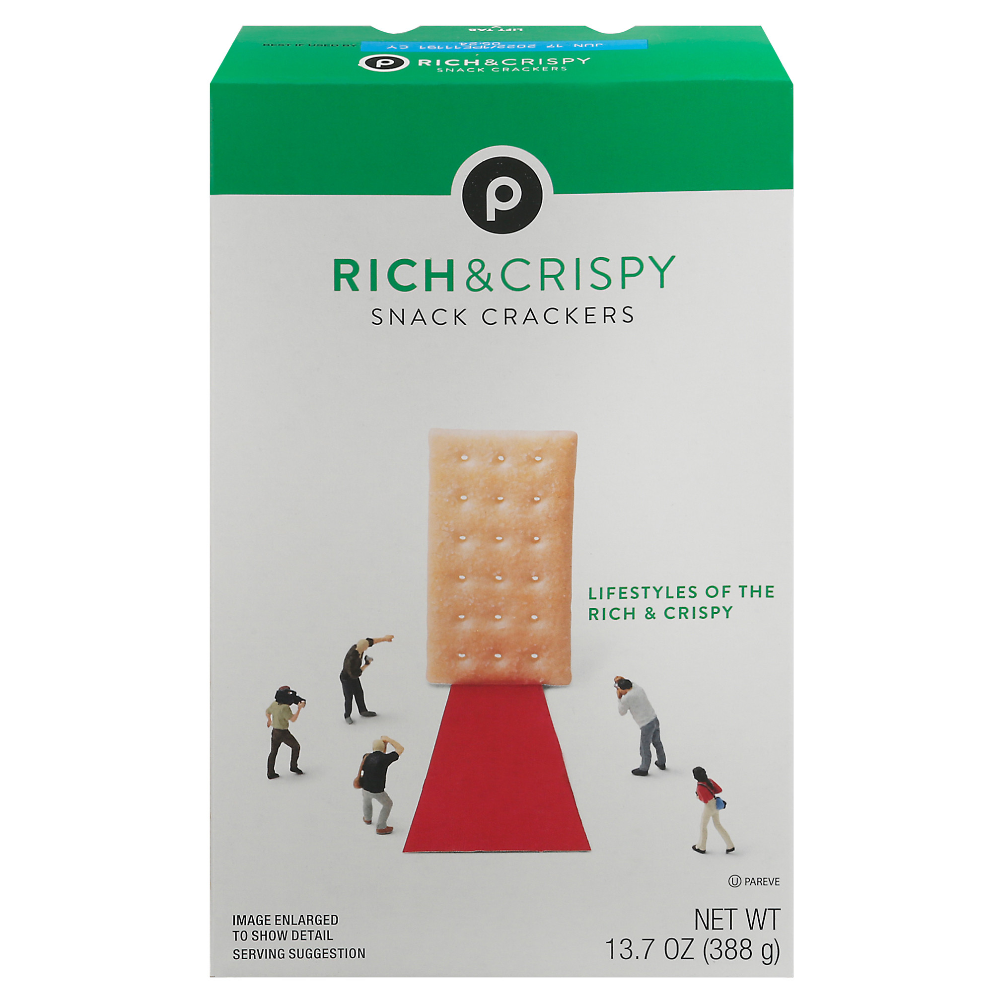 Publix Rich & Crispy Snack Crackers 13.7 oz