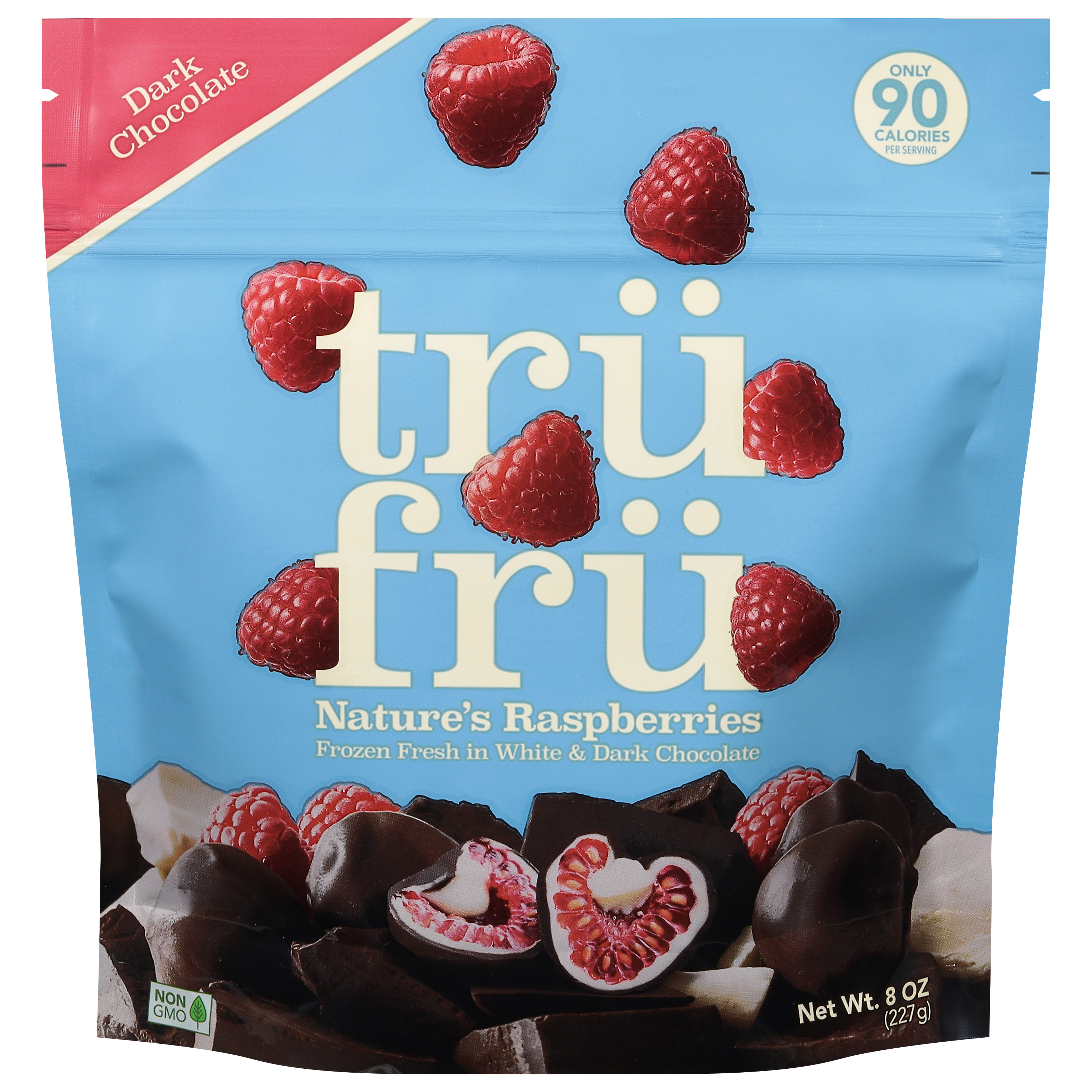 Tru Fru Dark Chocolate Nature's Raspberries