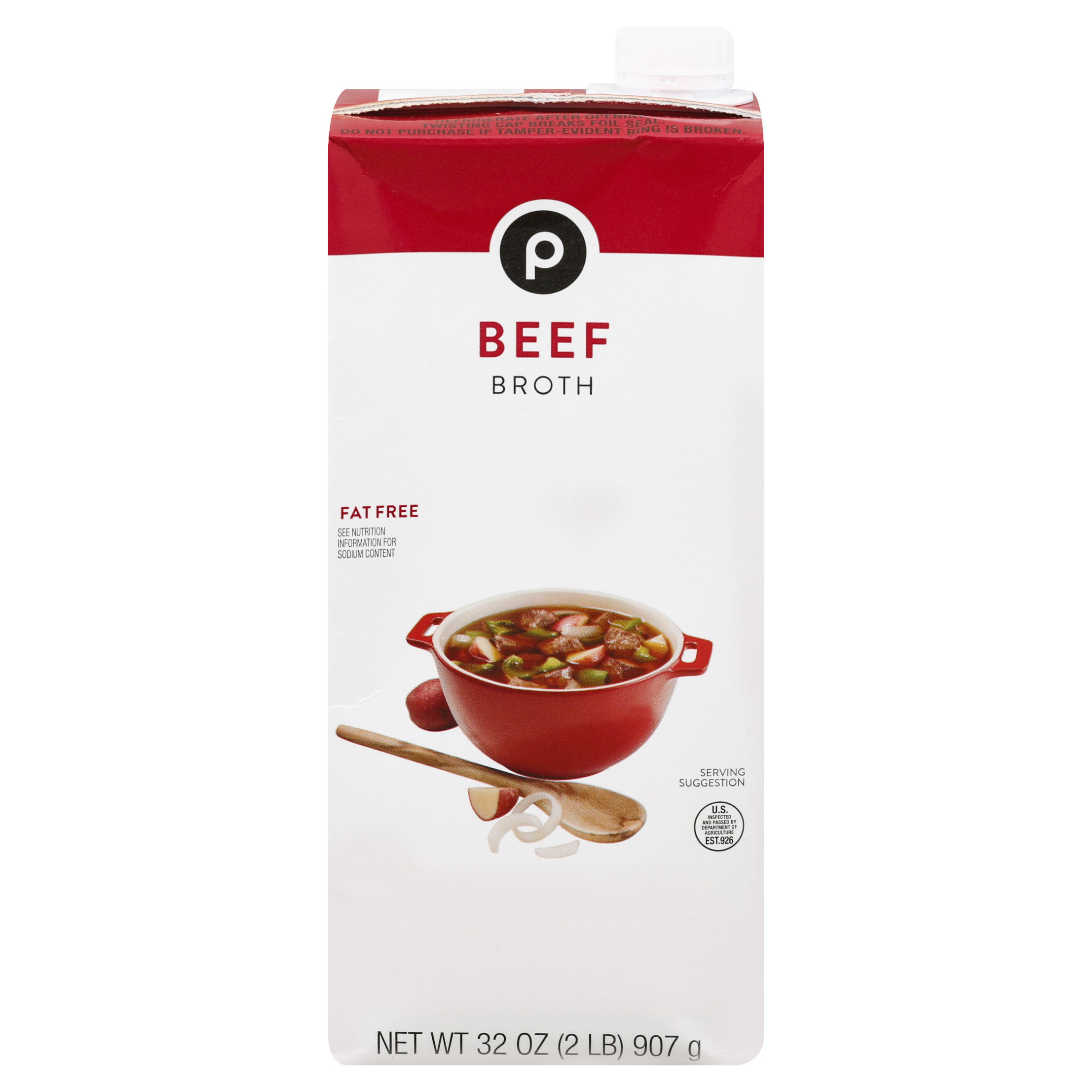 Publix Beef Broth 32 oz BOTTLE