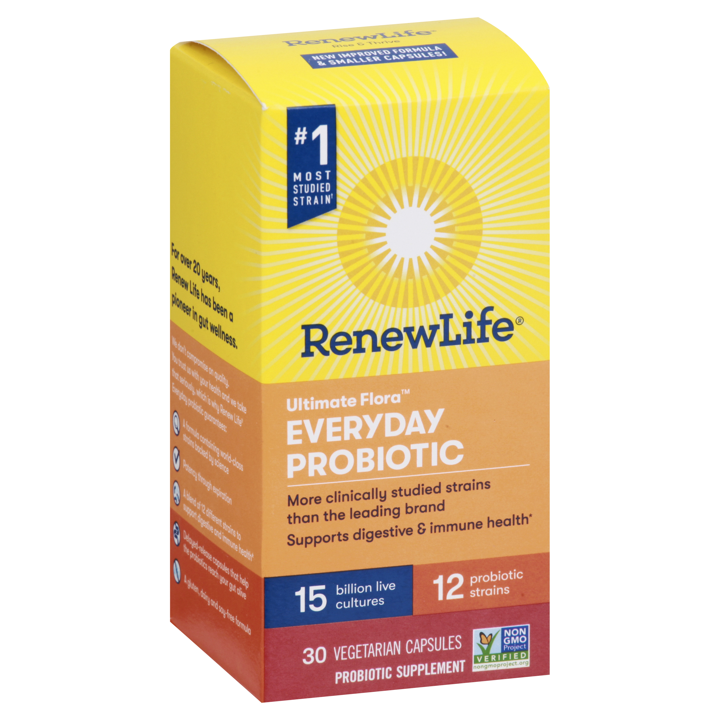 Renew Life Ultimate Flora Vegetarian Capsules Everyday Probiotic