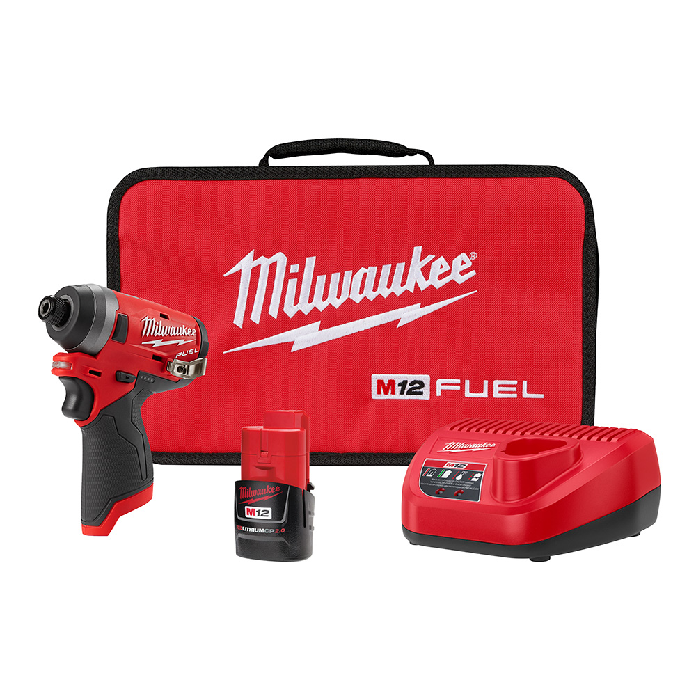 M12 FUEL™ 1/4 in. Hex Impact Driver 1 Battery Kit Image