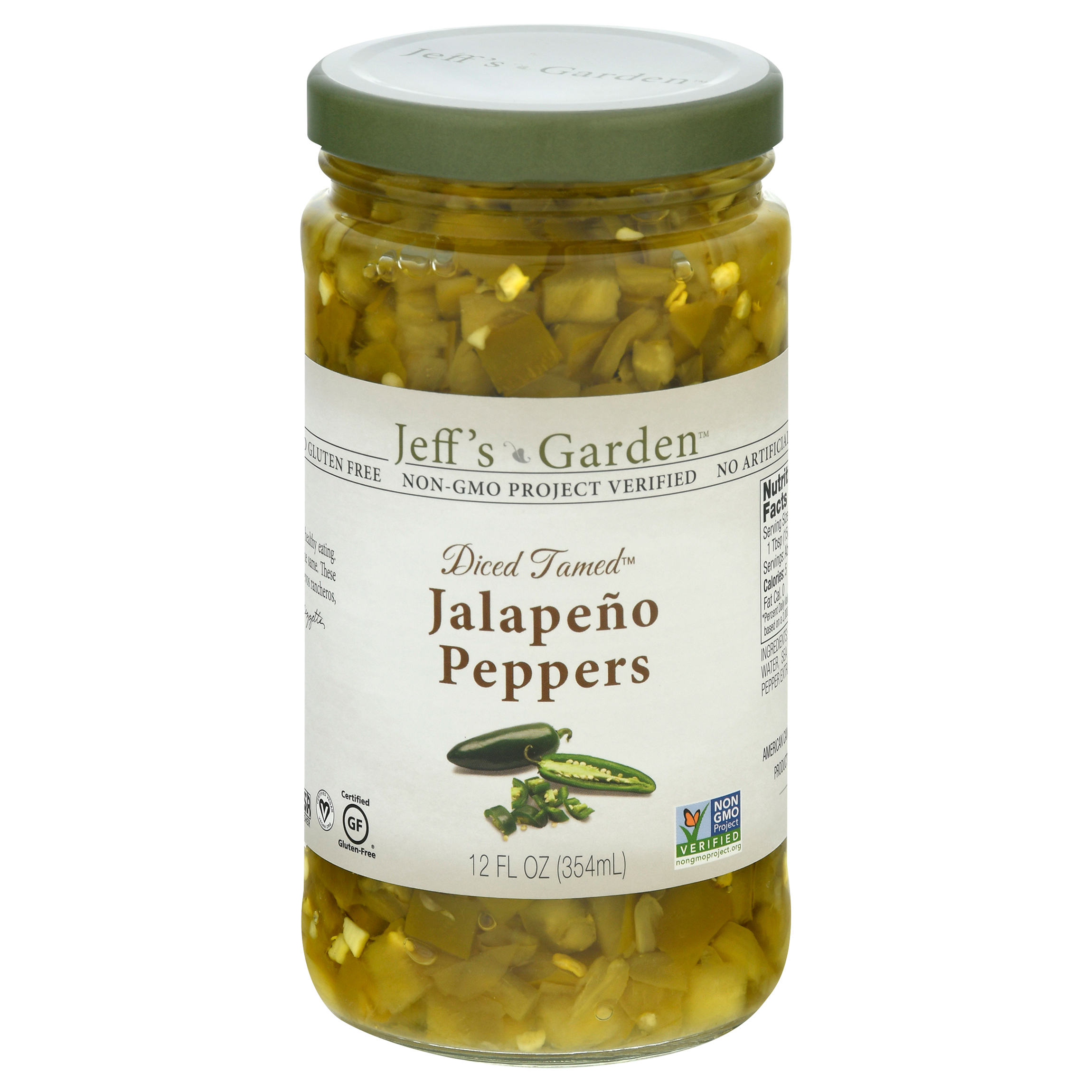 Jeff's Garden Sliced Tamed™ Jalapeño Peppers,