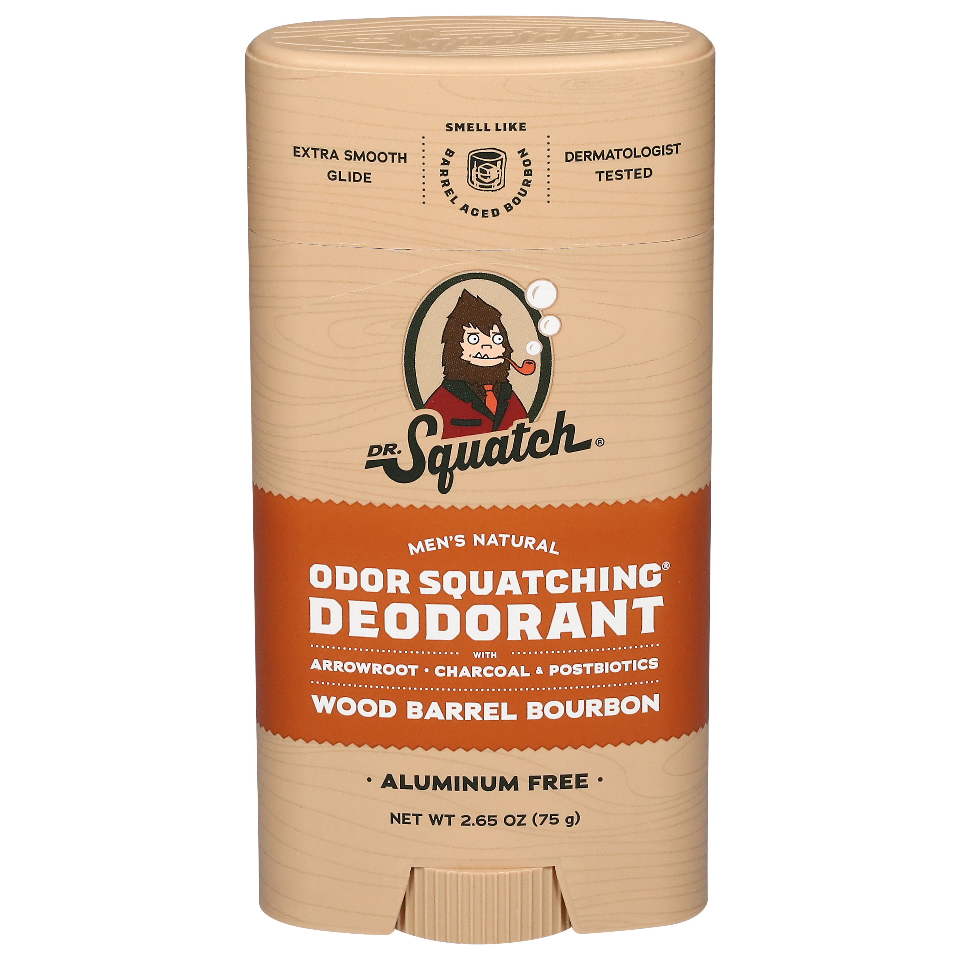 Dr. Squatch Odor Squatching Wood Barrel Bourbon Deodorant